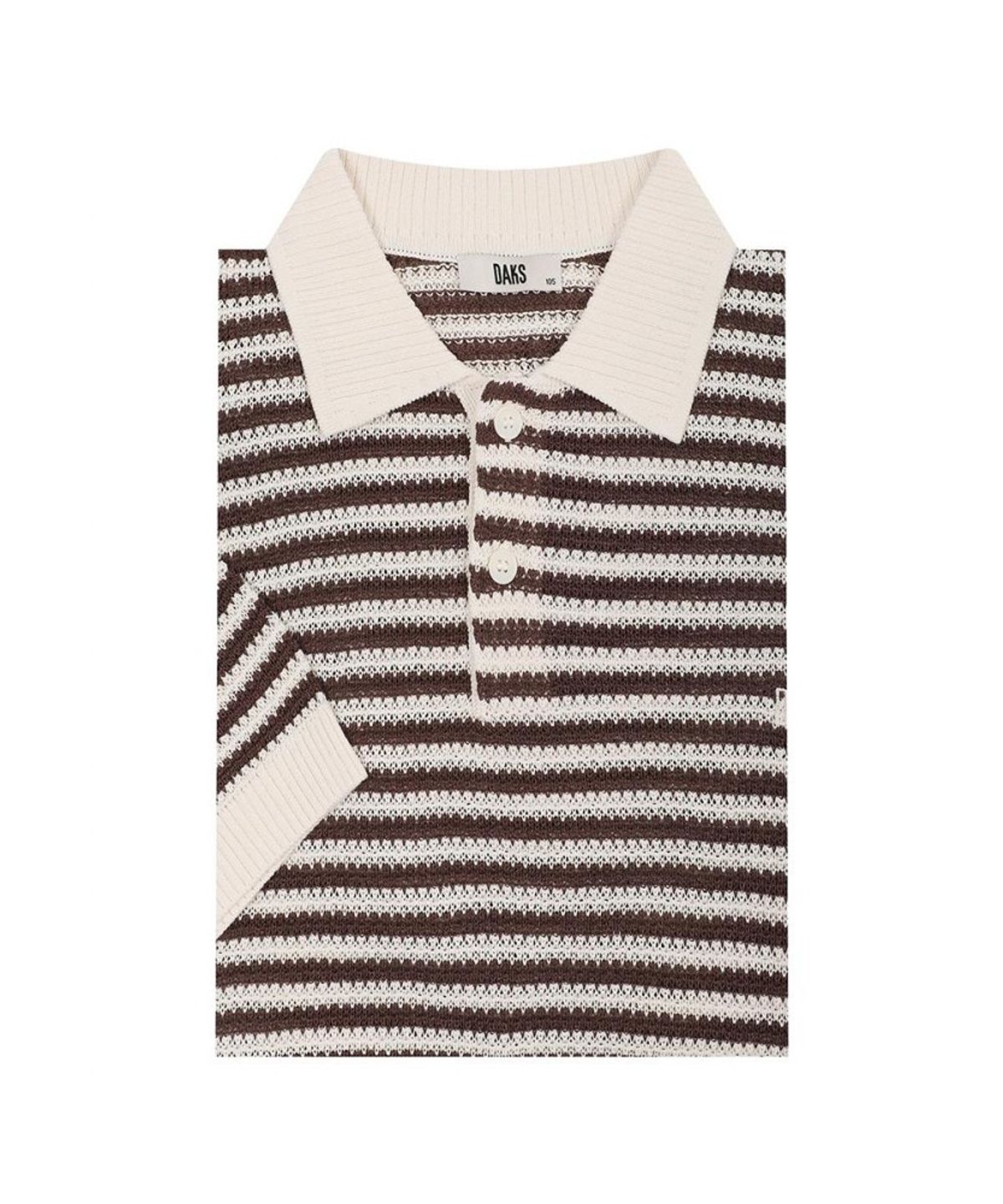 닥스셔츠(DAKS SHIRTS) 면혼방 스트라이프 카라니트_DMS1SWTS107W1