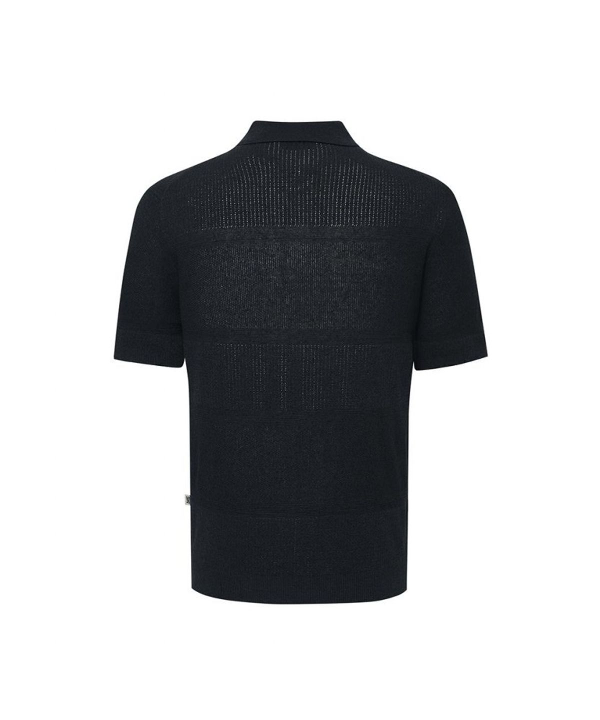 닥스셔츠(DAKS SHIRTS) 린넨혼방 블록 조직감 카라니트_DMS1SWTS111G1