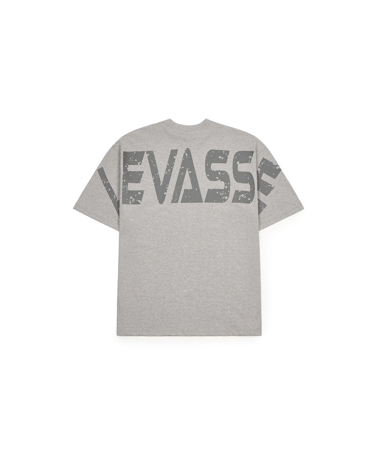 르바세(LEVASSE) Old School Overfit Tee – Melange Gray