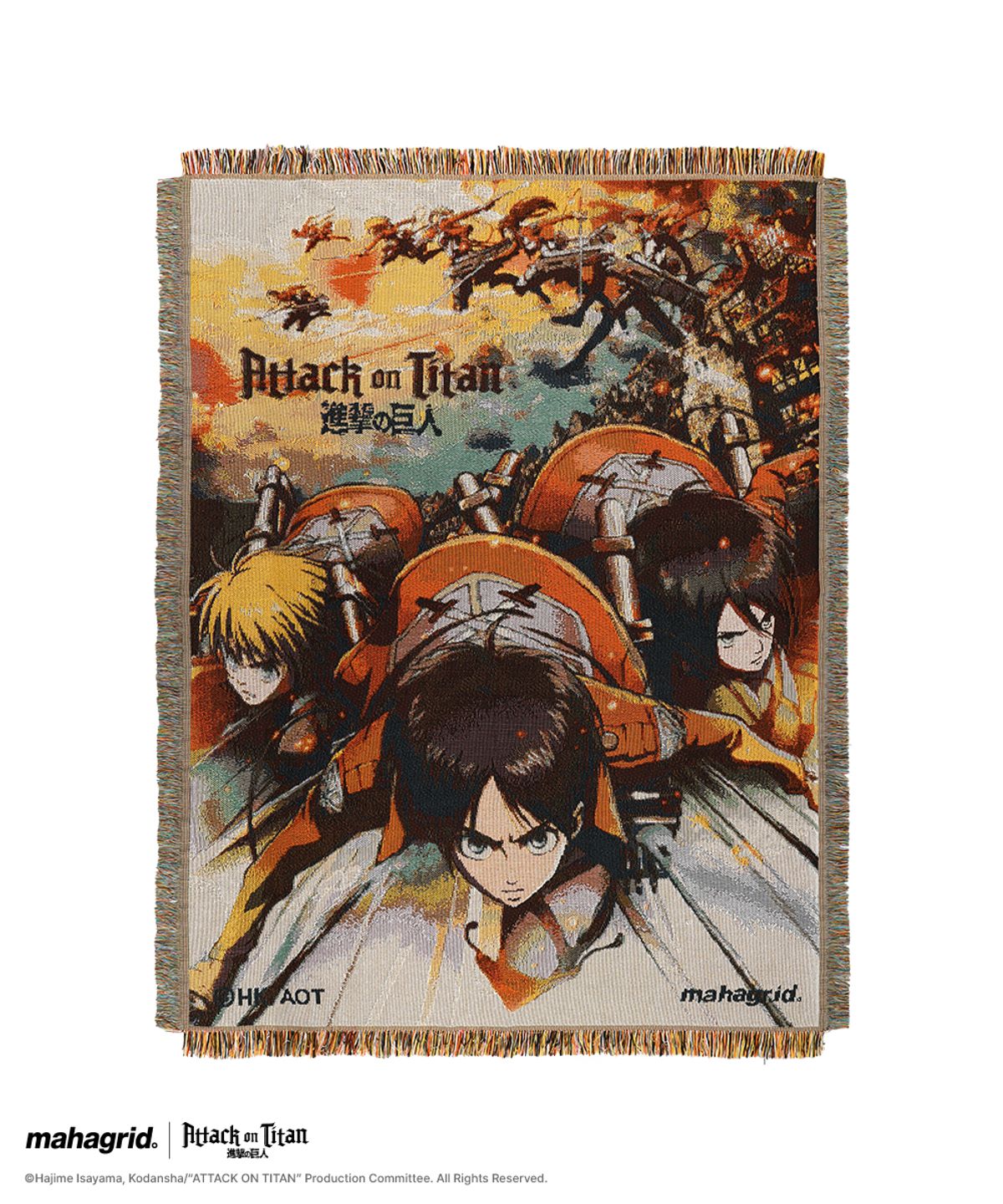 마하그리드(MAHAGRID) [진격의거인] ATTACK ON TITAN BLANKET MULTI2(MG2GMMAB60T)