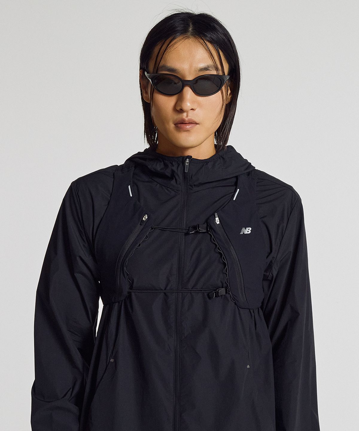 뉴발란스(NEW BALANCE) NBGUG25302 / PF 경량 러닝베스트 (BLACK)