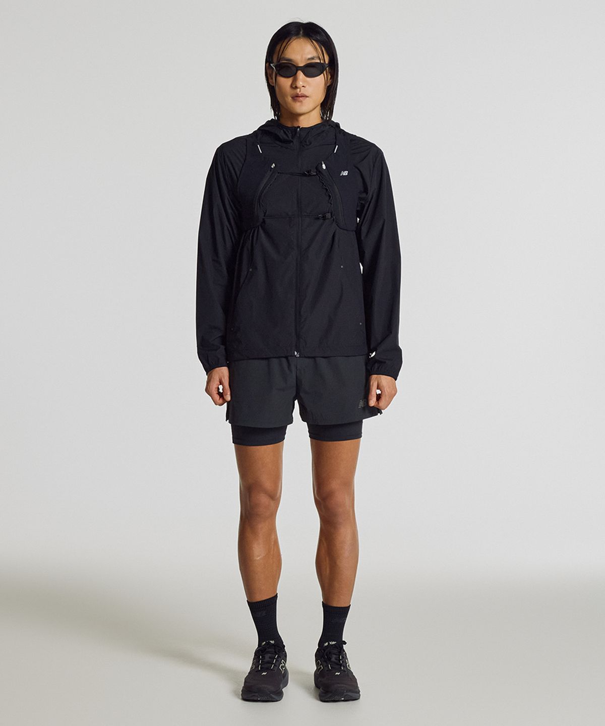 뉴발란스(NEW BALANCE) NBGUG25302 / PF 경량 러닝베스트 (BLACK)