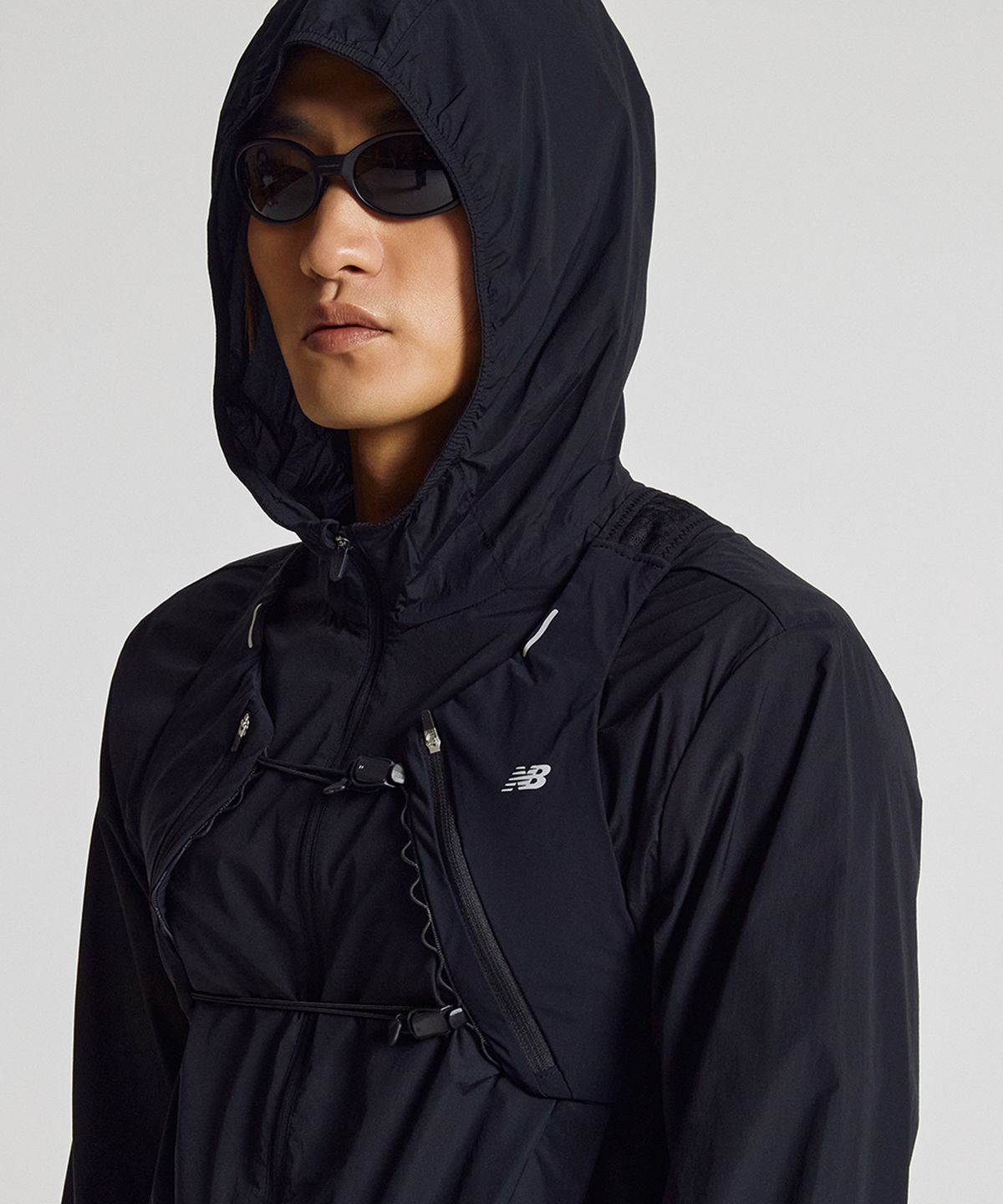 뉴발란스(NEW BALANCE) NBGUG25302 / PF 경량 러닝베스트 (BLACK)