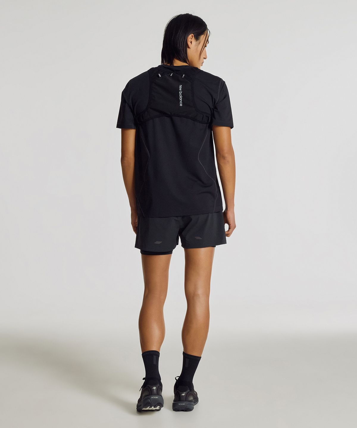 뉴발란스(NEW BALANCE) NBGUG25303 / PF 경량 하네스 러닝베스트 (BLACK)