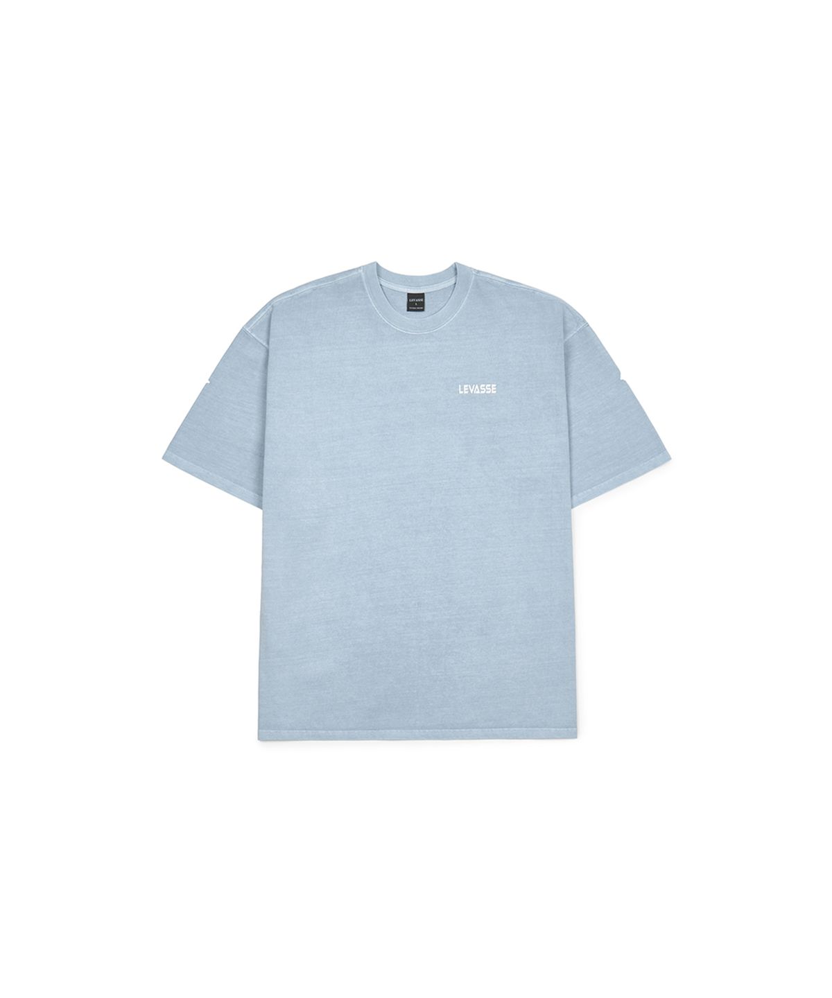 르바세(LEVASSE) Old School Overfit Tee – Pigment Sky