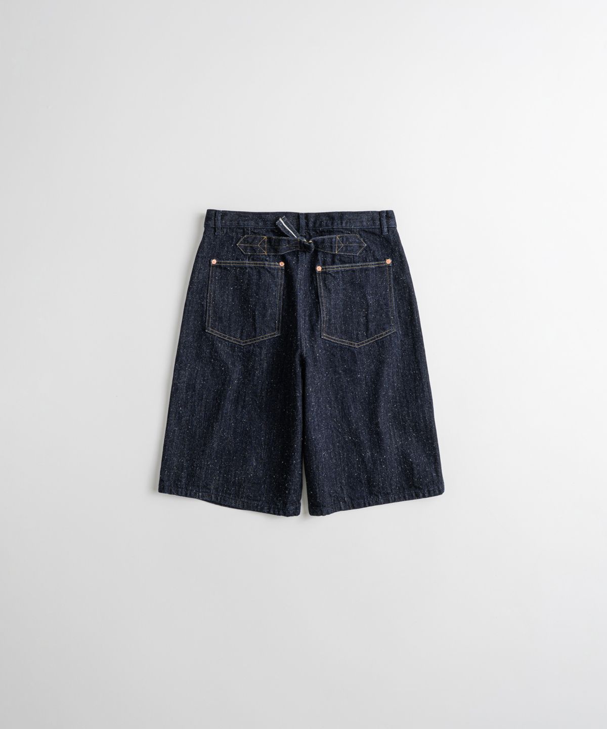 비헤비어(BEHEAVYER) DISTRESSED M35 1/2 TROUSERS nep indigo