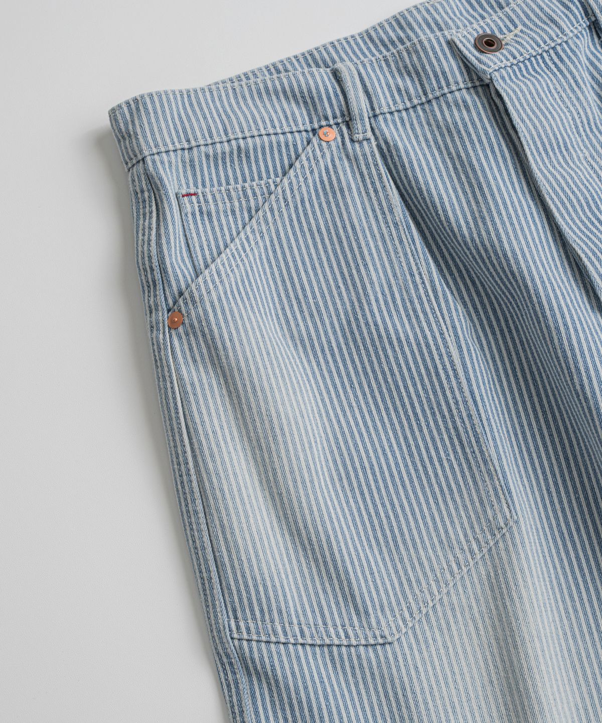 비헤비어(BEHEAVYER) DISTRESSED M35 1/2 TROUSERS hickory