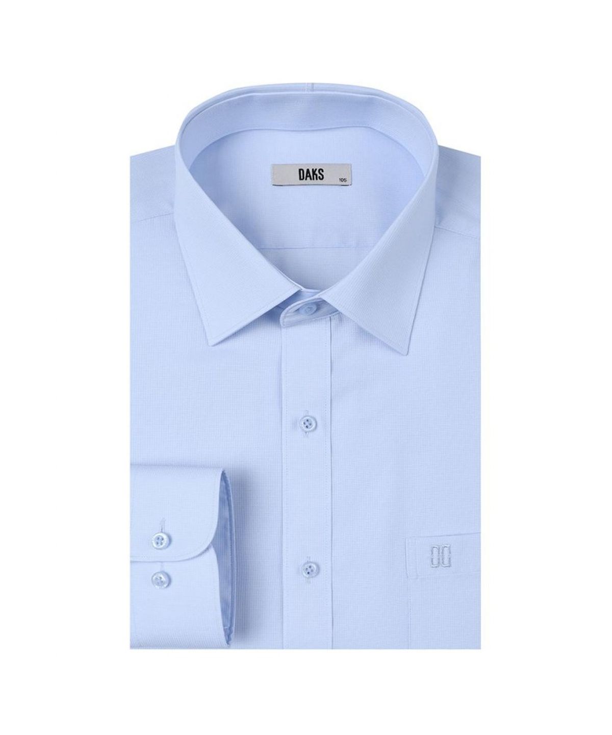 닥스셔츠(DAKS SHIRTS) 노케어 폴리혼방 솔리드패턴셔츠 레귤러핏_DLS1SHDL113B1