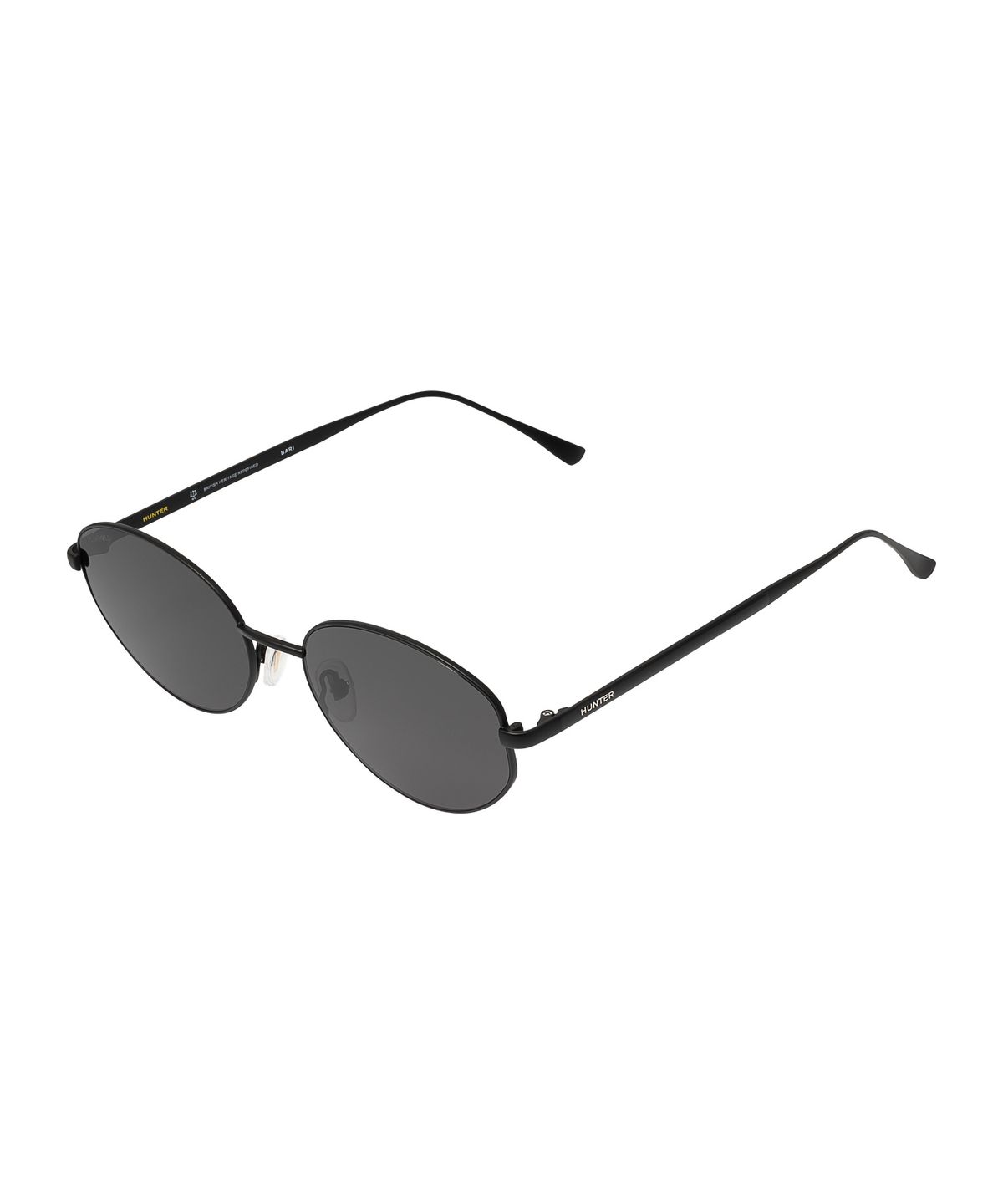 헌터 아이웨어(HUNTEREYEWEAR) [WOMAN] 라운드 빈티지 티타늄 선글라스 - 블랙편광 HTB20
