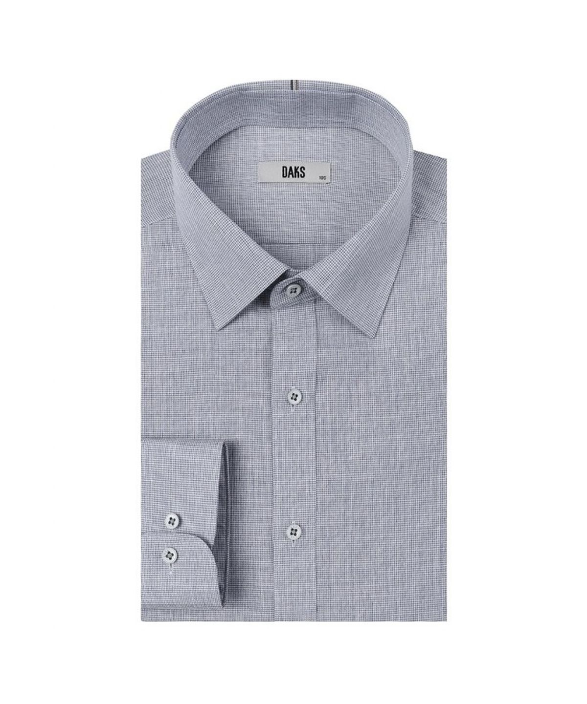 닥스셔츠(DAKS SHIRTS) 노케어 폴리혼방 솔리드패턴셔츠 레귤러핏_DLS1SHDL122W1