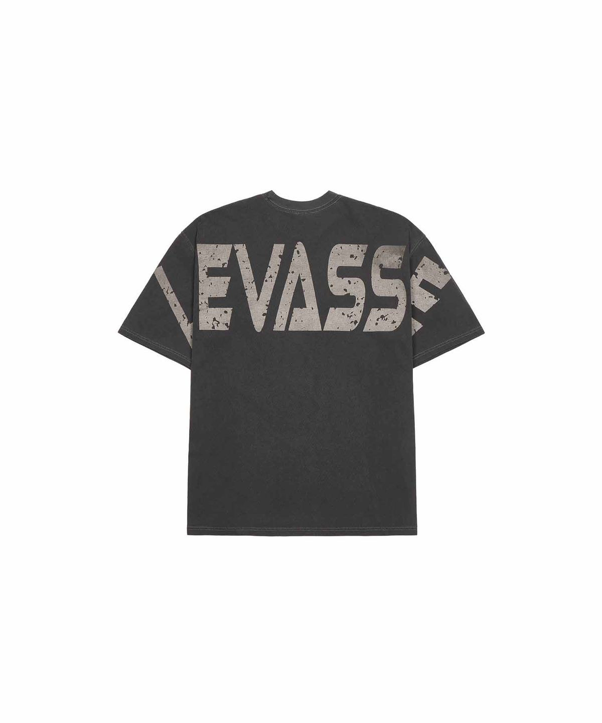 르바세(LEVASSE) Old School Overfit Tee – Pigment Charcoal