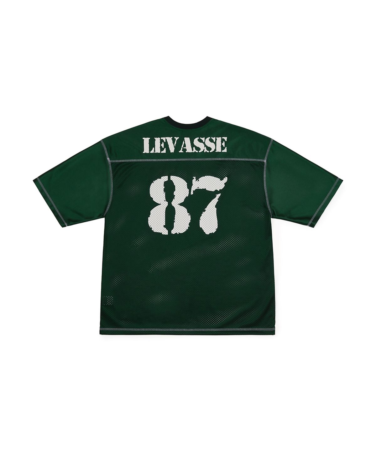 르바세(LEVASSE) Mesh Rugby Shirt – Green