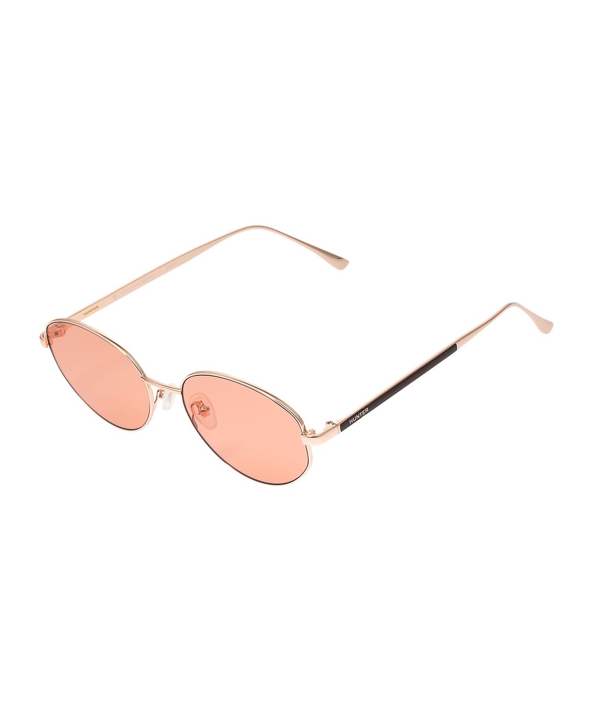 헌터 아이웨어(HUNTEREYEWEAR) [WOMAN] 라운드 빈티지 티타늄 선글라스 - 오렌지 HTB20