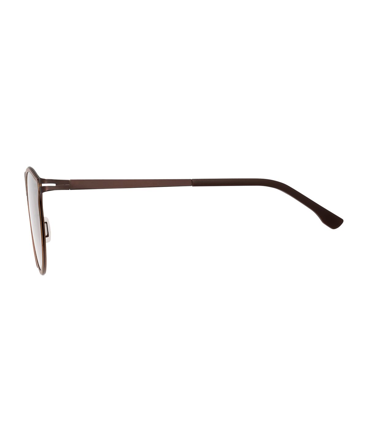 헌터 아이웨어(HUNTEREYEWEAR) [WOMAN] 라운드 씬 메탈 선글라스 - 브라운 HTB22