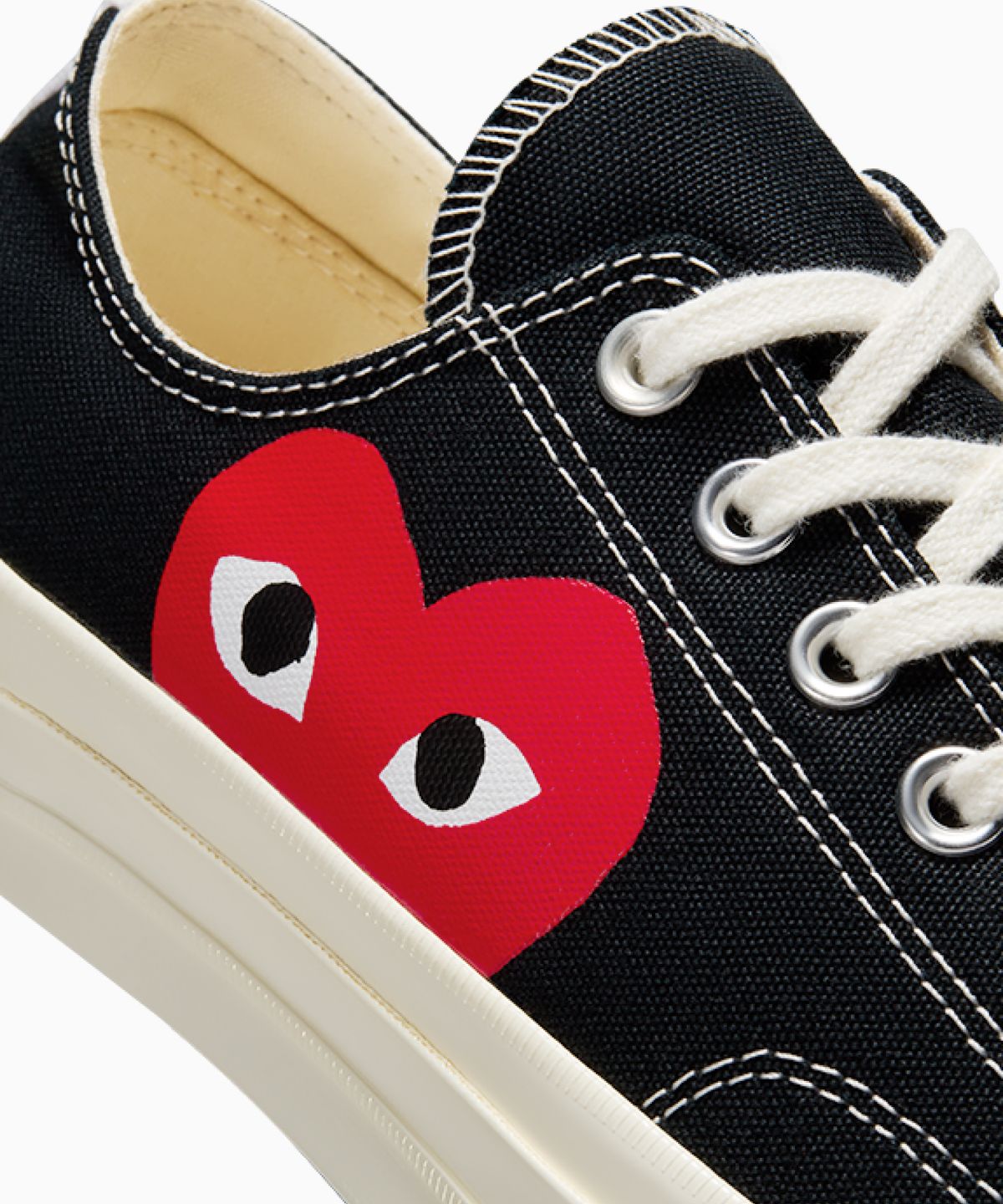 컨버스(CONVERSE) 컨버스 X 꼼데가르송 플레이 척 70 블랙 A08796C