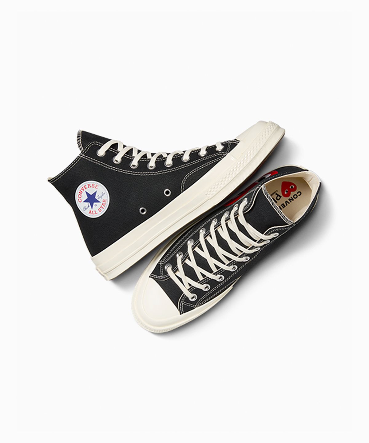 컨버스(CONVERSE) 컨버스 X 꼼데가르송 플레이 척 70 블랙 A08791C