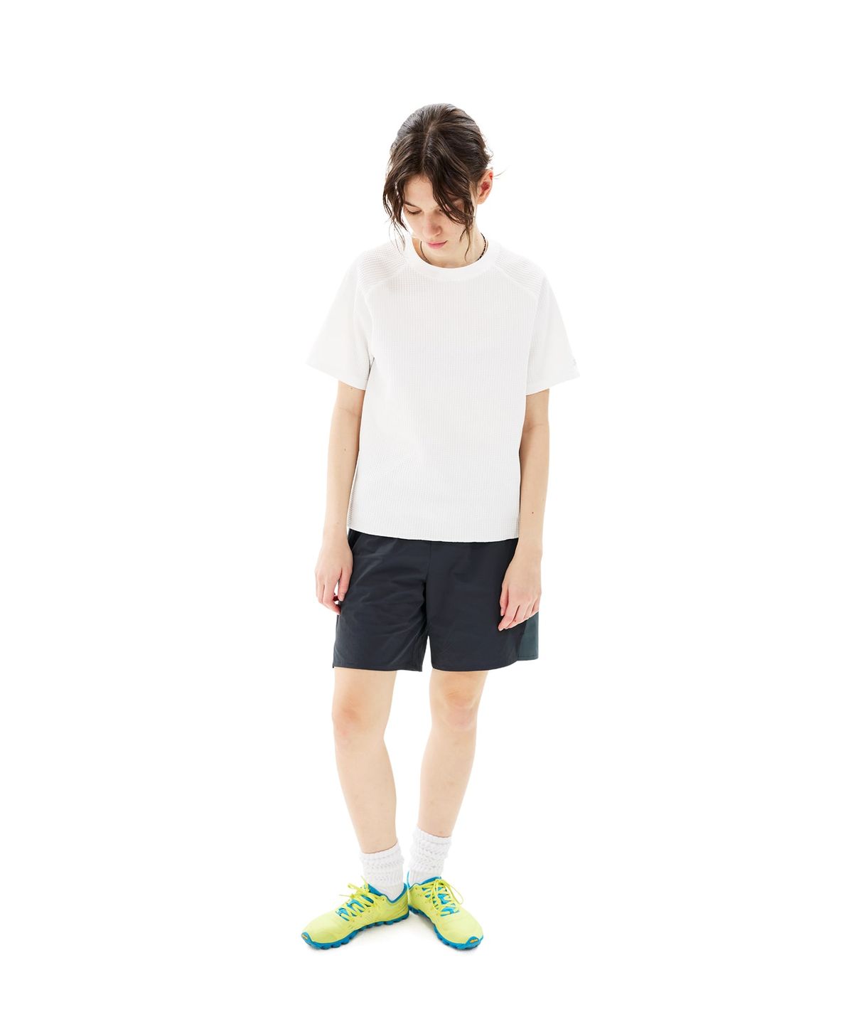 썬러브투어(SUNLOVETOUR) Aero Waffle Raglan Tee White