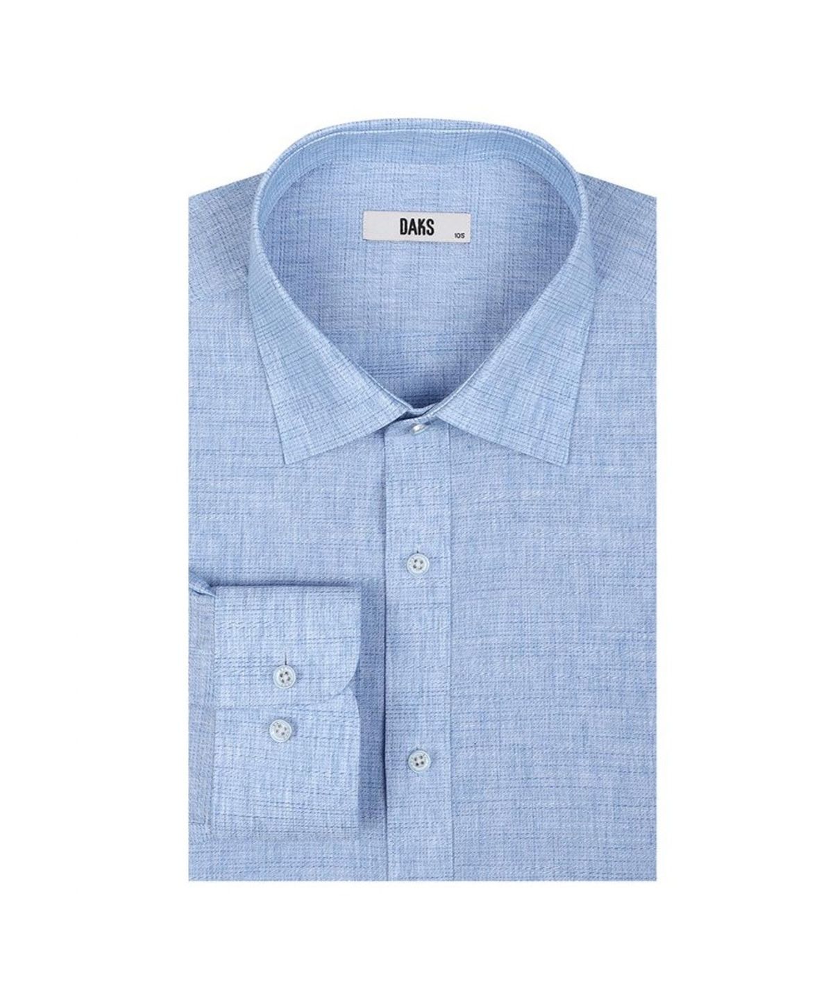 닥스셔츠(DAKS SHIRTS) 노케어 린넨혼방 솔리드패턴 드레스셔츠 레귤러핏_DLS1SHDL112B1