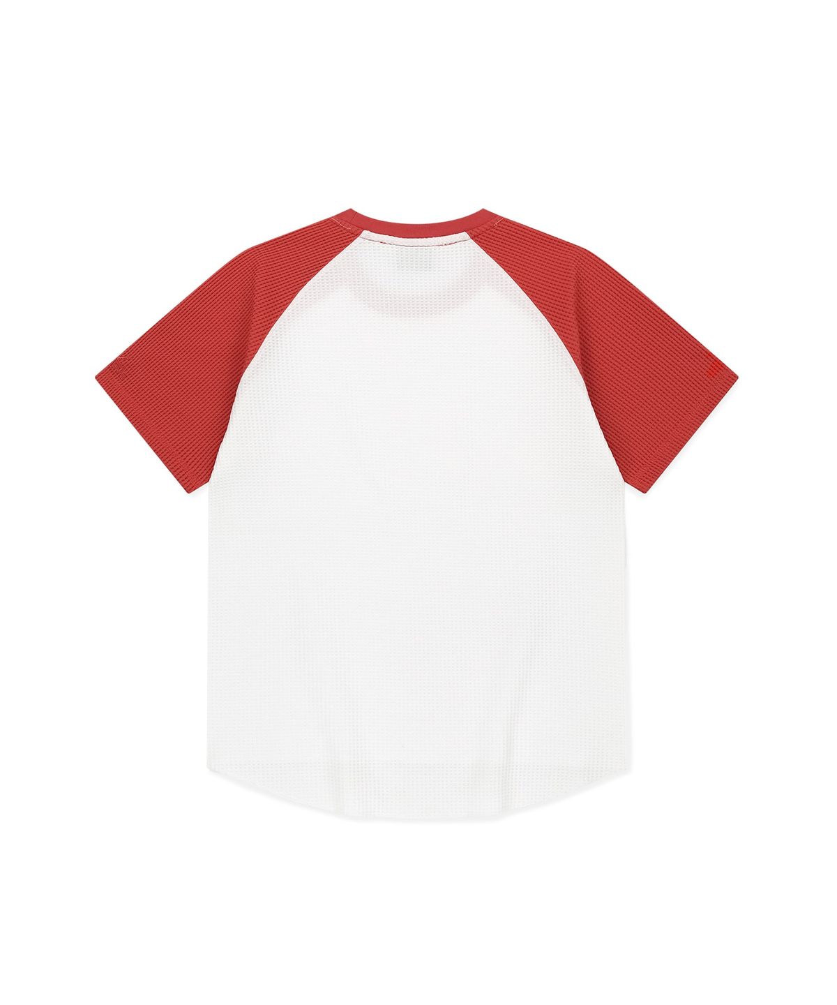 썬러브투어(SUNLOVETOUR) Aero Waffle Raglan Tee White/Red