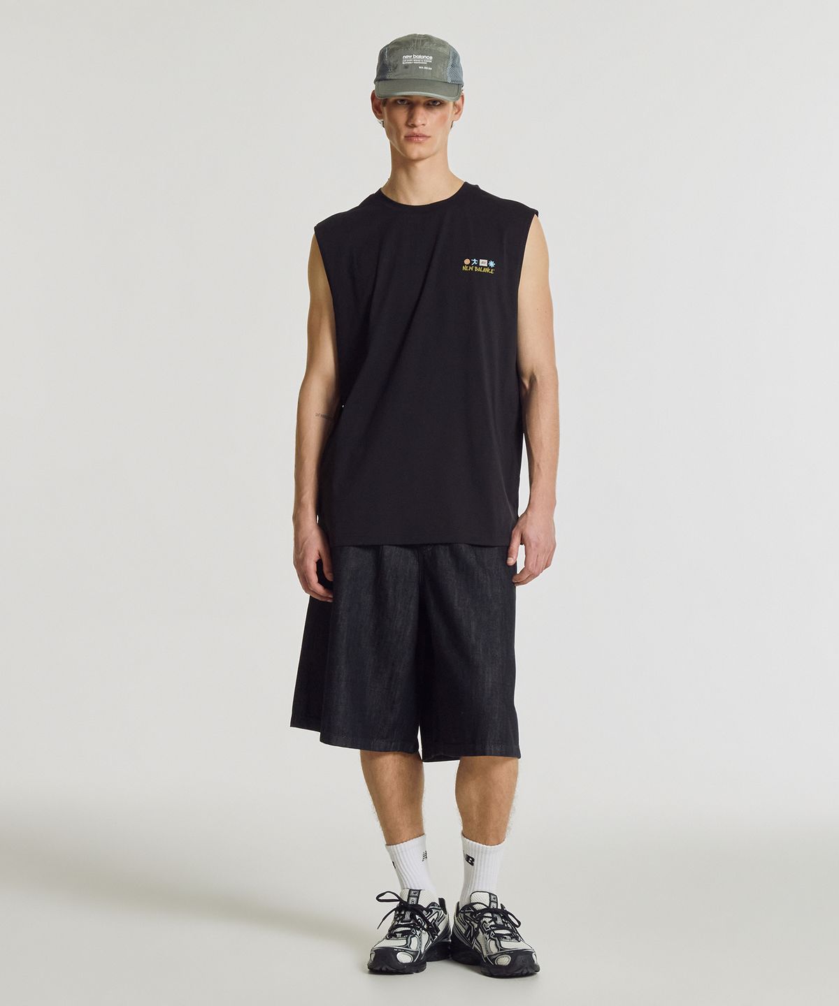 뉴발란스(NEW BALANCE) NBNGG31613 / UNI 써니 레이니 나시티 (BLACK)