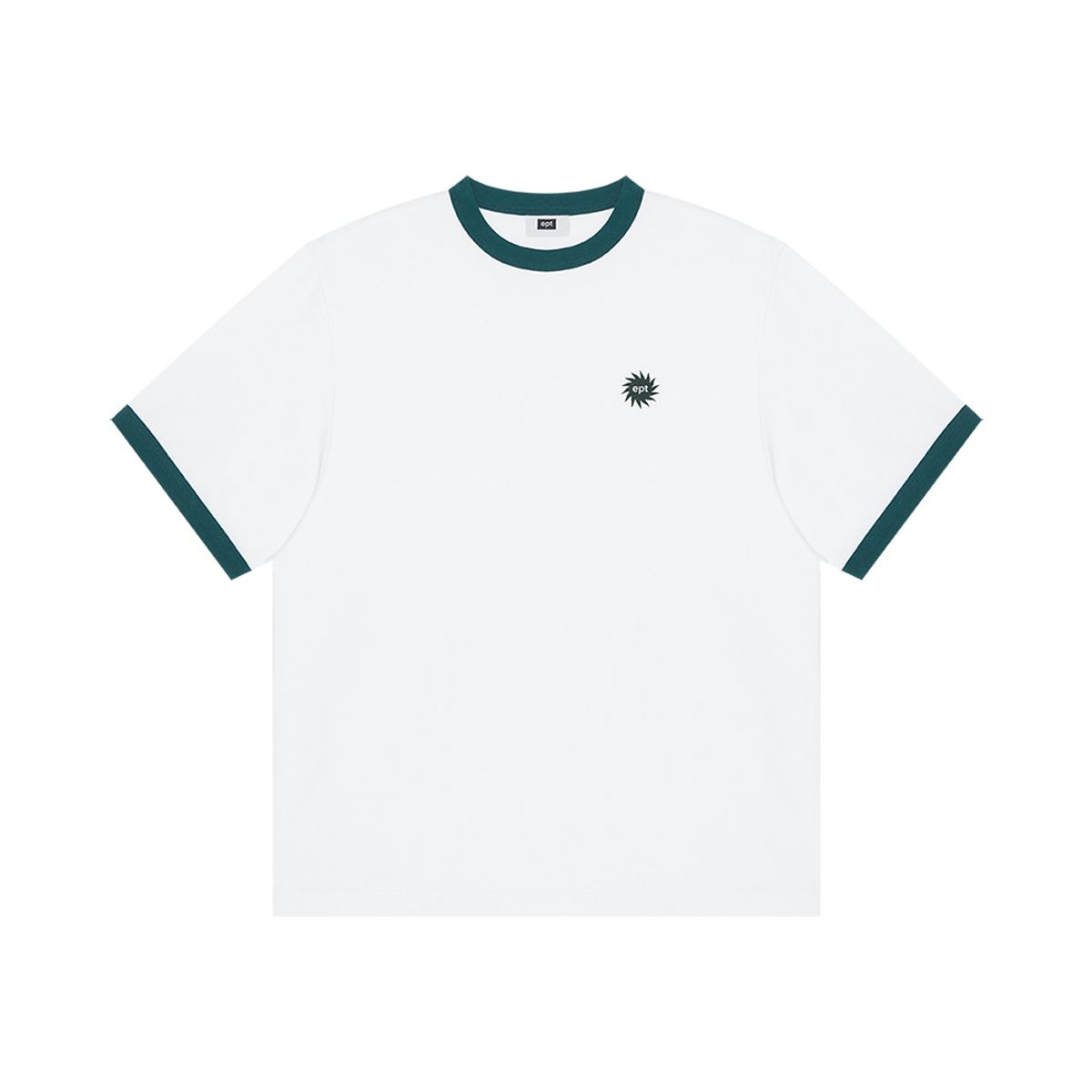 이피티(EPT) SUN LOGO RINGER T-SHIRT (WHITE)