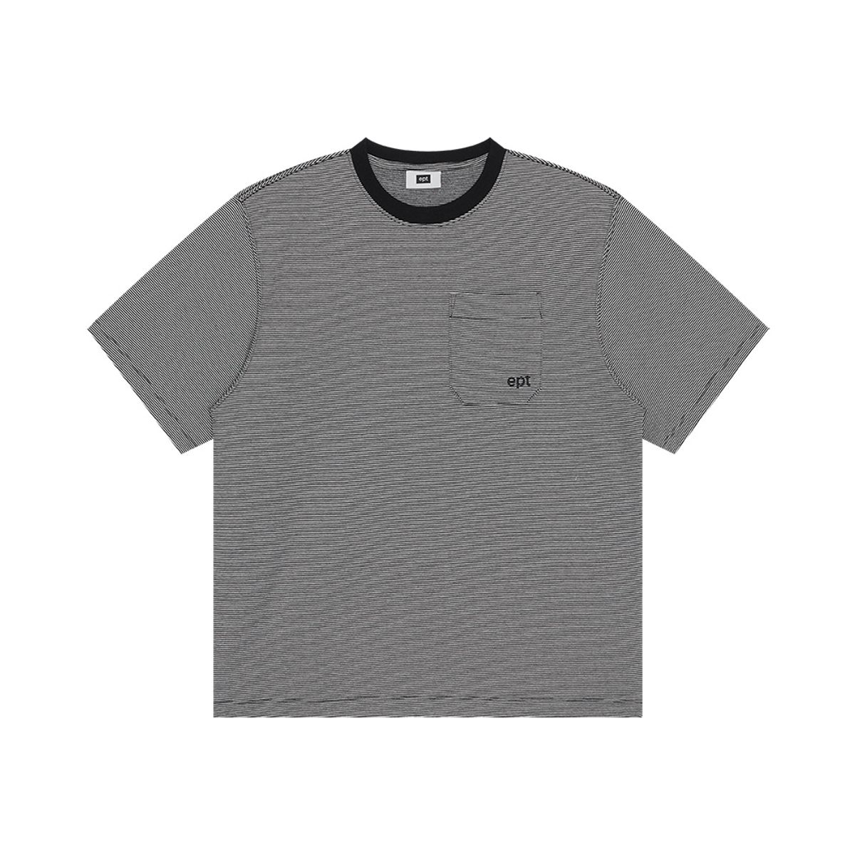 이피티(EPT) MICRO STRIPE T-SHIRT (BLACK)