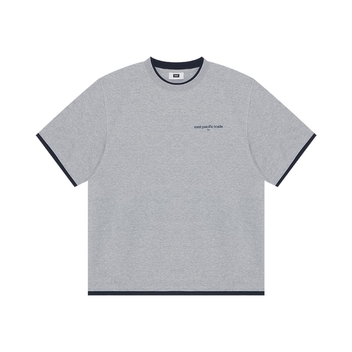 이피티(EPT) LAYERED T-SHIRT (H/GREY)