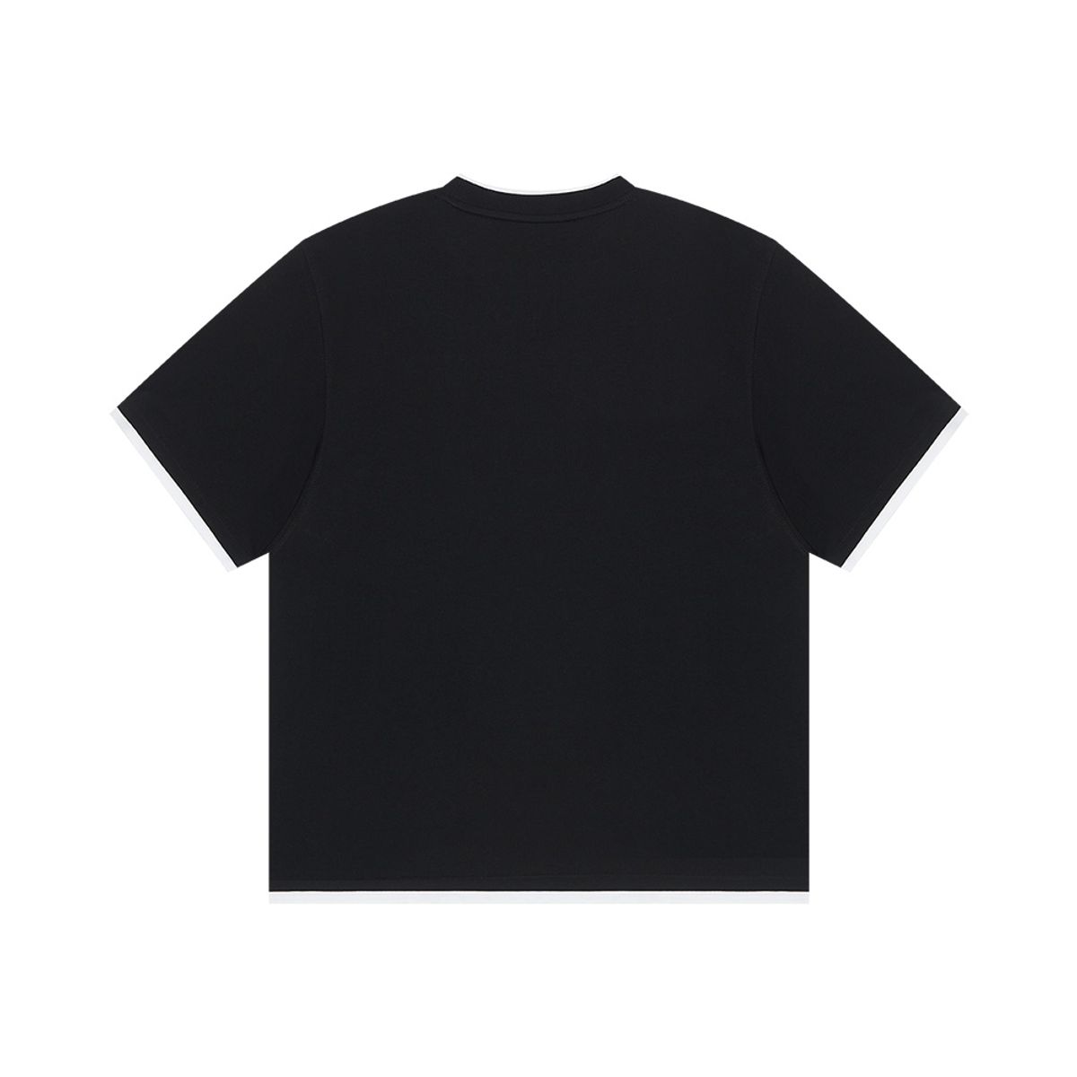 이피티(EPT) LAYERED T-SHIRT (BLACK)