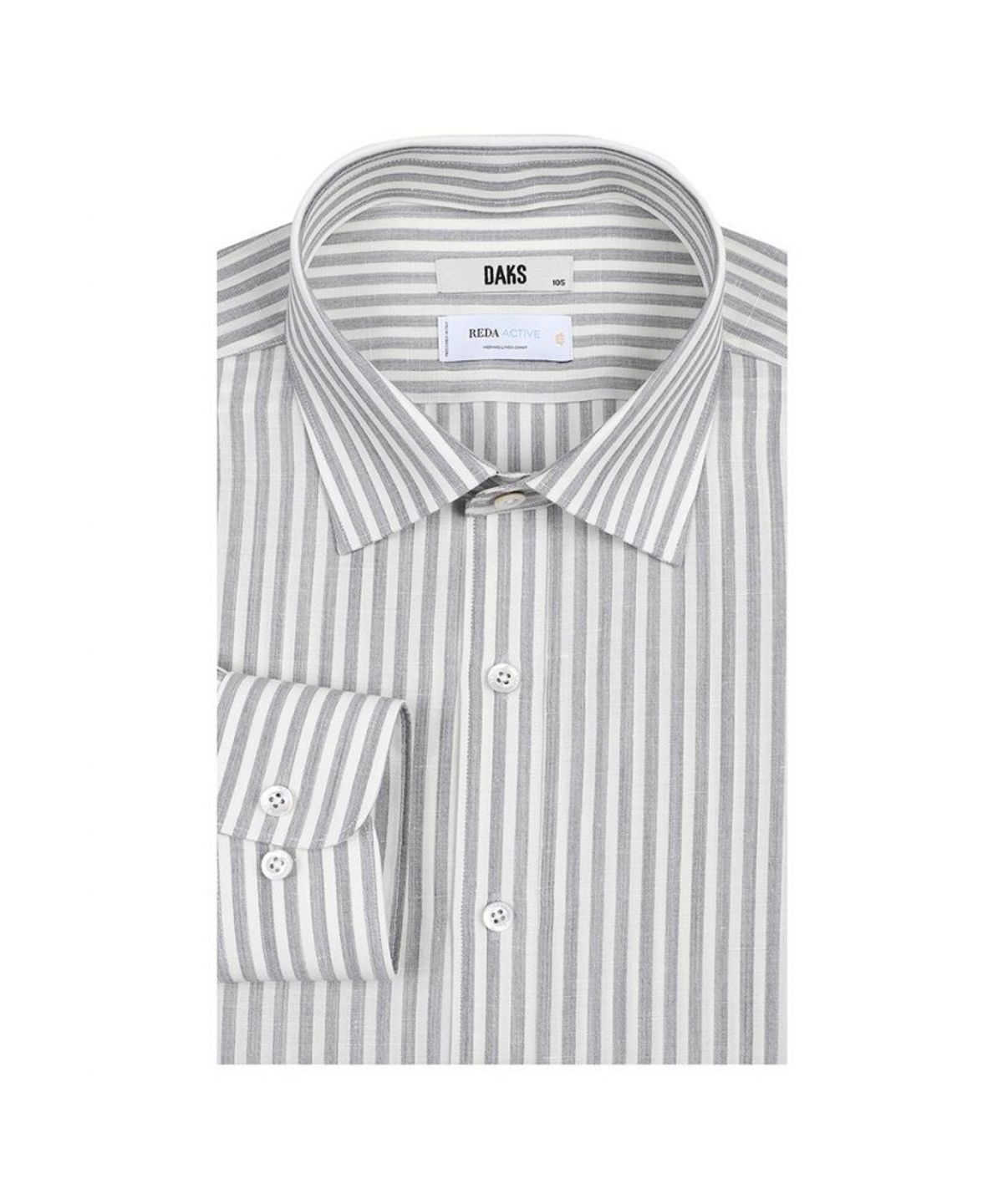 닥스셔츠(DAKS SHIRTS) 이지케어 울혼방 스트라이프 드레스셔츠 레귤러핏_DLS1SHDL152G1