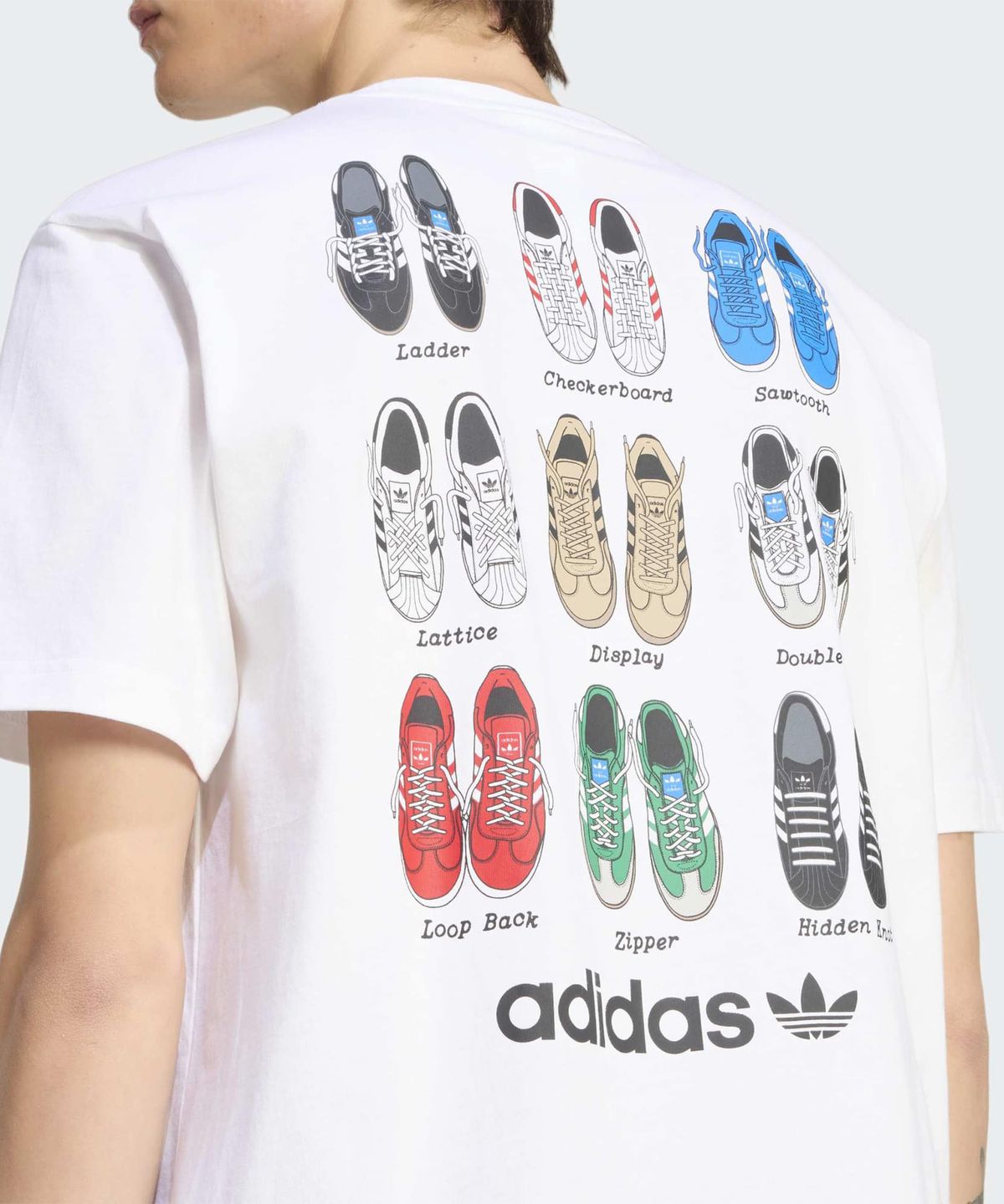 아디다스(ADIDAS) 루즈 그래픽 티 - 화이트 / IA4485