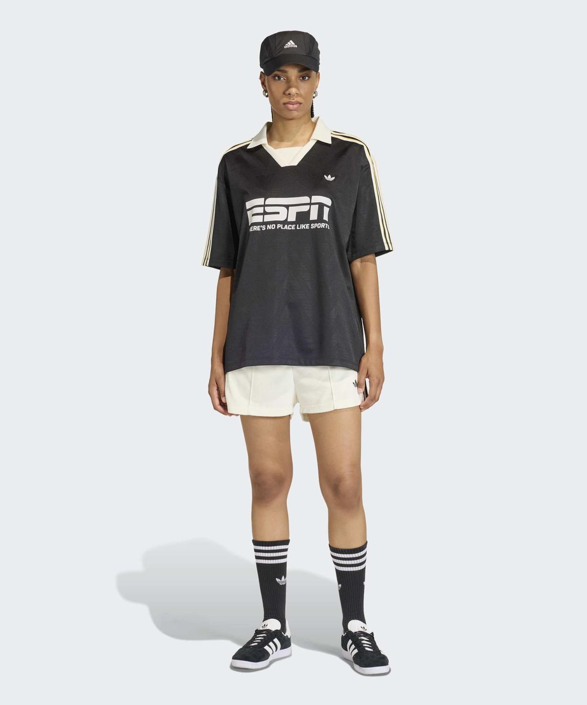 아디다스(ADIDAS) 테리 타월 파이어버드 숏 팬츠 - 화이트 / KD1397