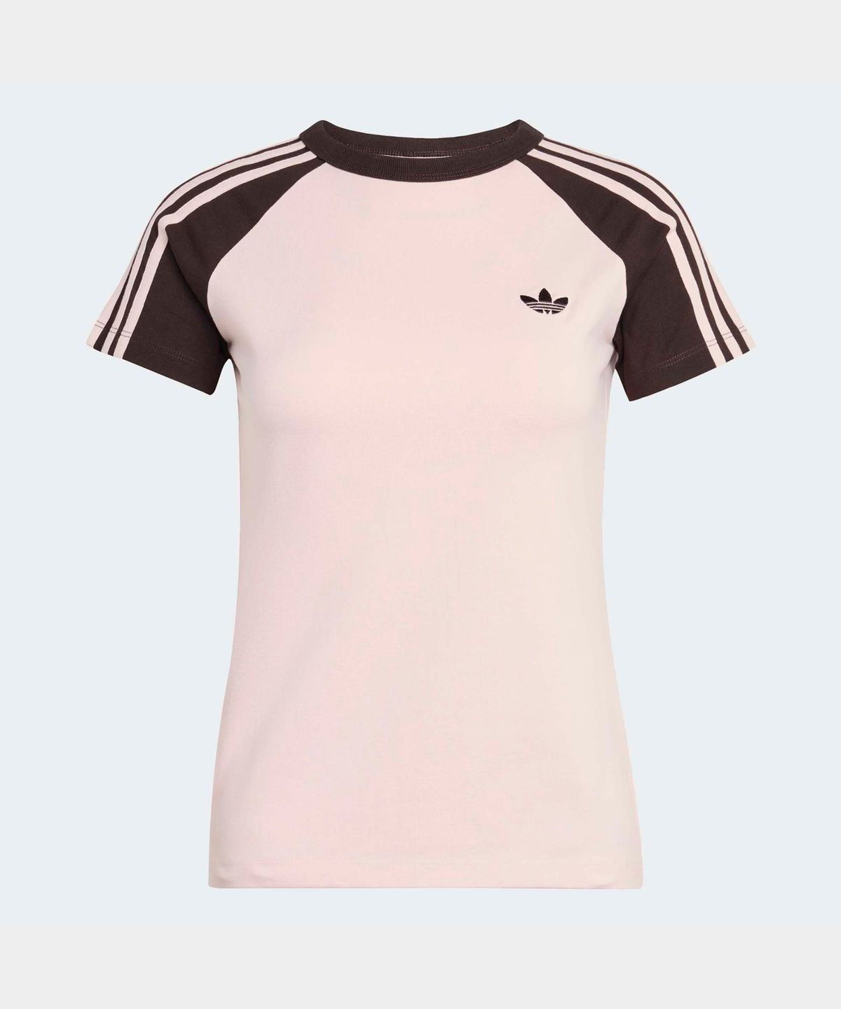 아디다스(ADIDAS) 슈퍼스타 티셔츠 - 샌디핑크:아우라커피 / KD3800