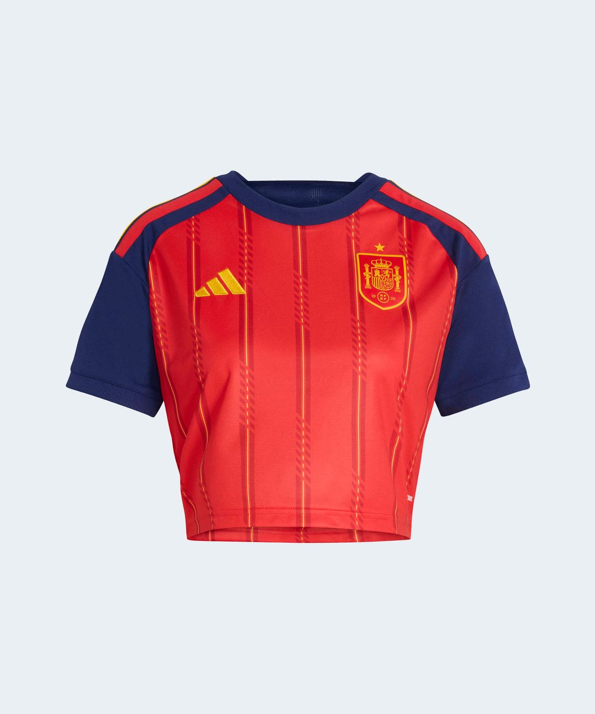 아디다스(ADIDAS) 스페인 26 홈 크롭 저지 - 레드 / KE8079