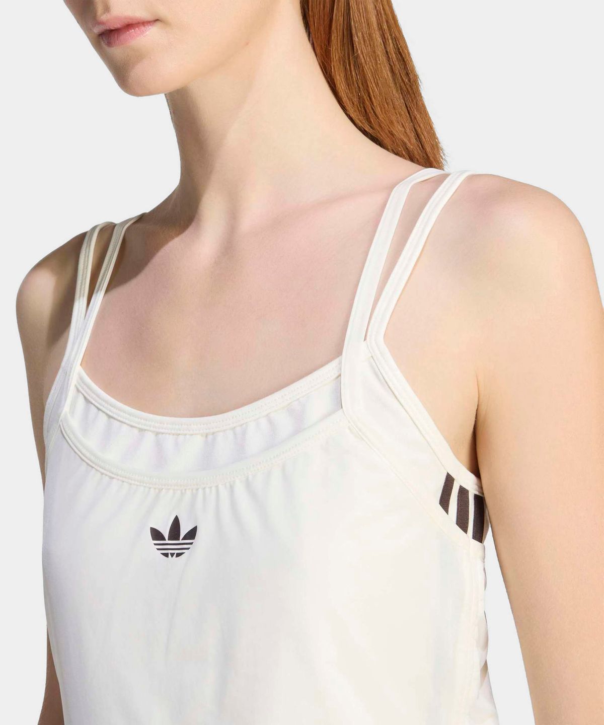 아디다스(ADIDAS) 더블 레이어드 탱크 탑 - 화이트 / KW4525