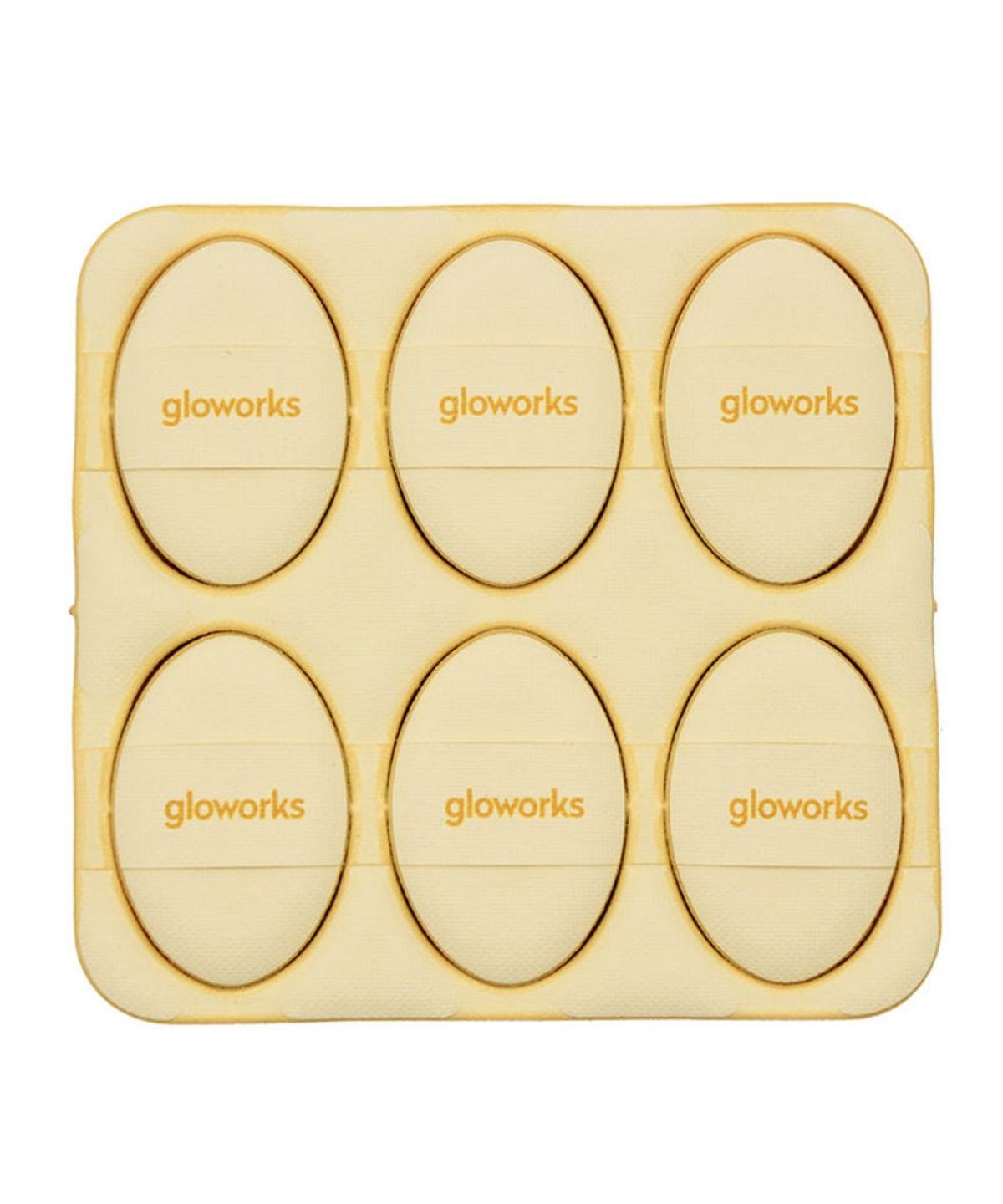 글로웍스(GLOWORKS) 아임 팔레트 퍼프 (핑거퍼프6P) x 2세트