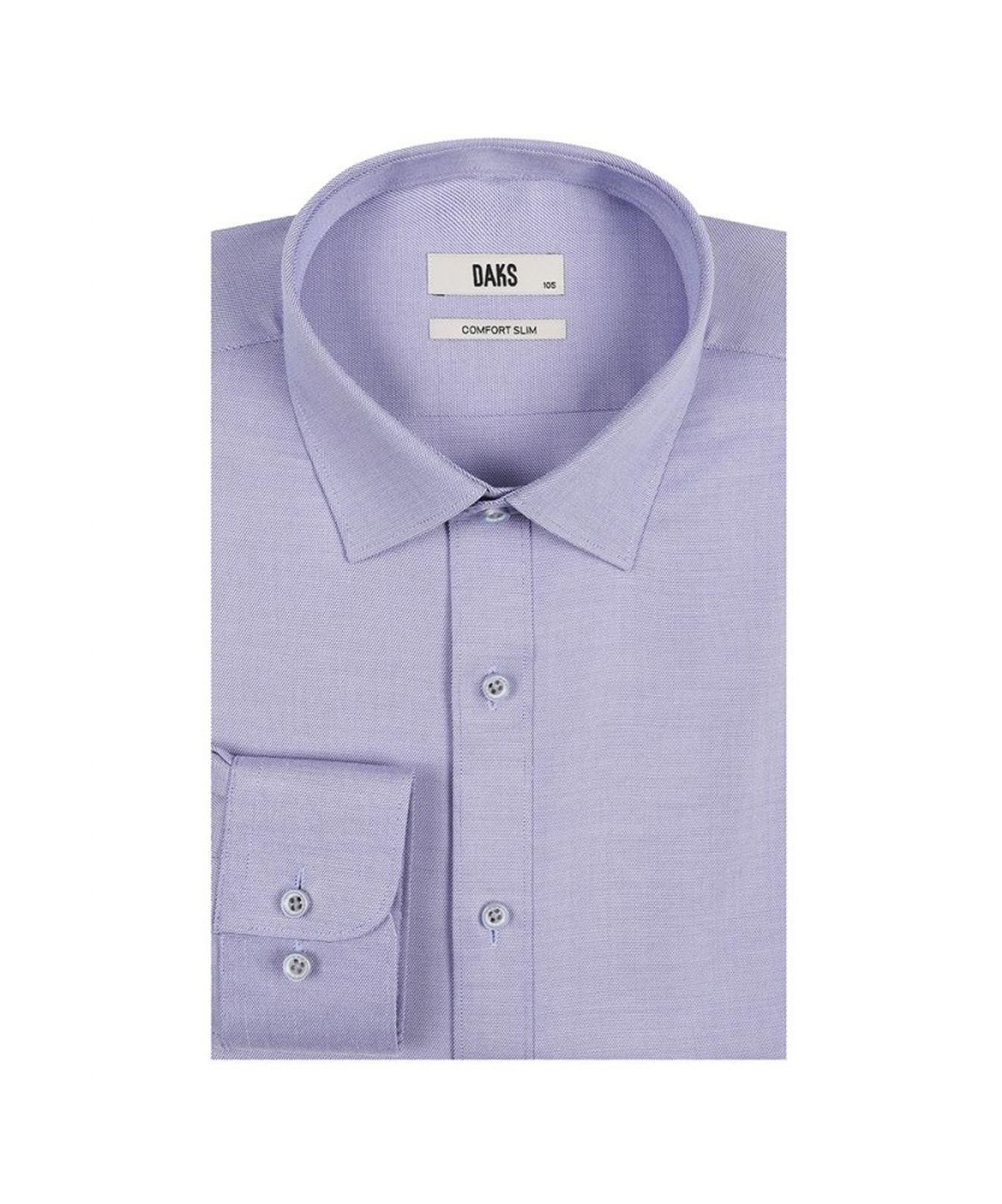 닥스셔츠(DAKS SHIRTS) 노케어 마이크로 긴팔셔츠 컴포트슬림핏 블루_DLA1SHDL224B1