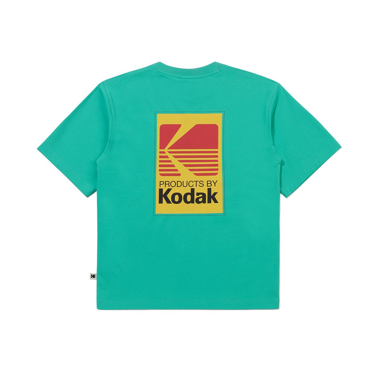코닥(KODAK) 빅로고 컬러 반팔 티셔츠 GREEN