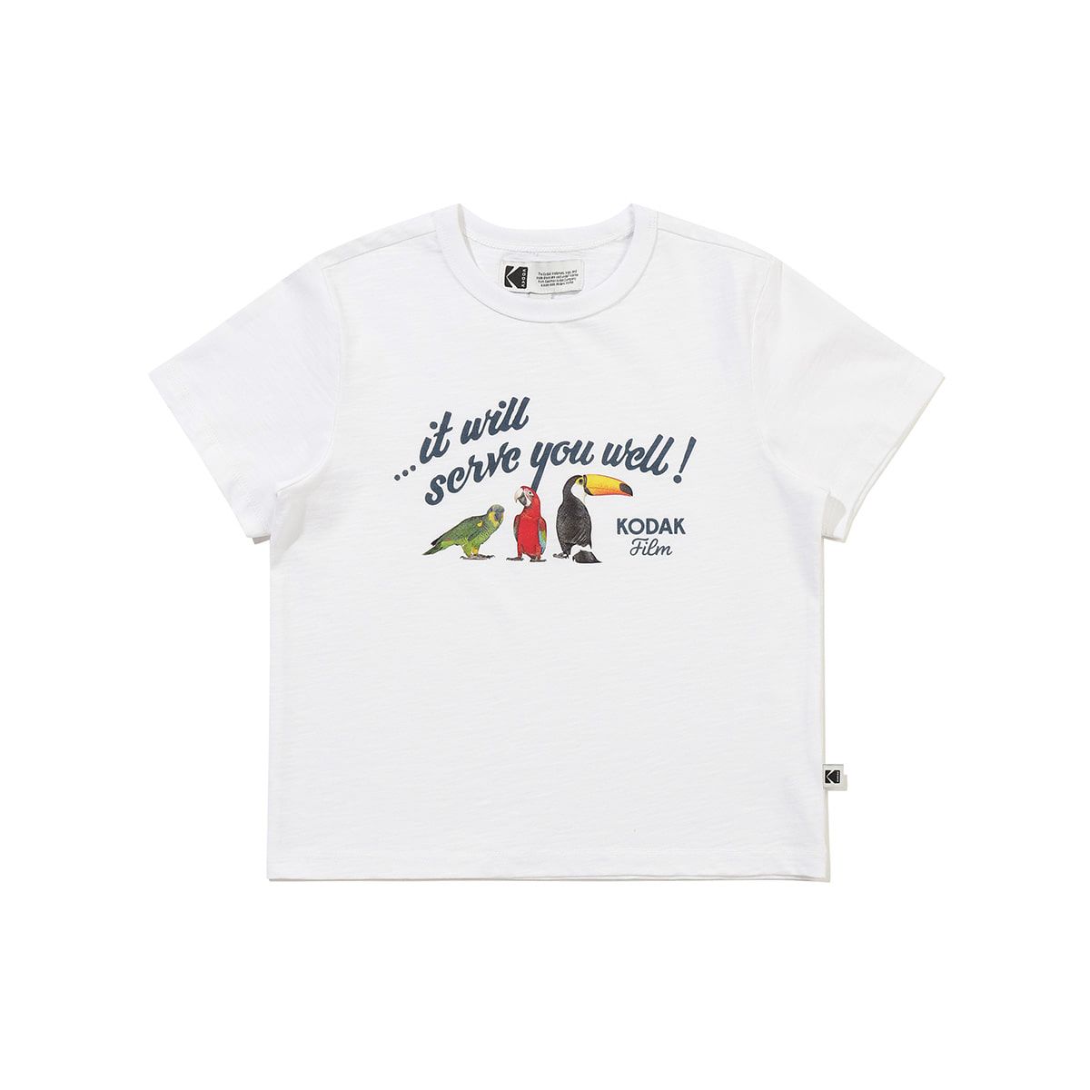 코닥 키즈(KODAK KIDS) RGB 소로나 아트웍 반팔 티셔츠 키즈 WHITE