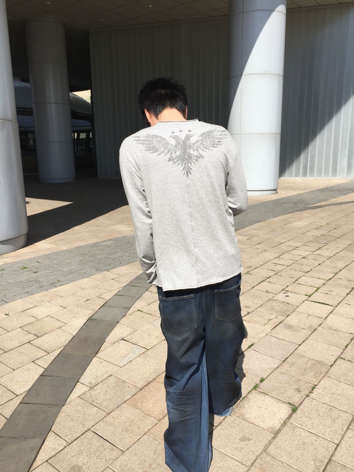 225(225) double-headed eagle longsleeve (grey)