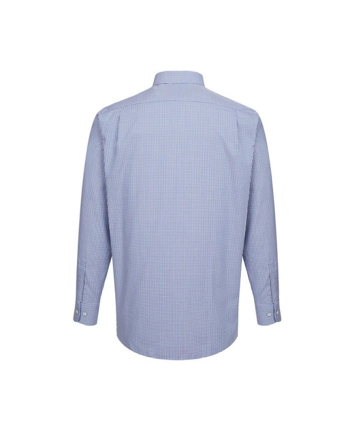 닥스셔츠(DAKS SHIRTS) 스몰체크 드레스셔츠 레귤러핏 바이올렛_DLP2SHDL122V1