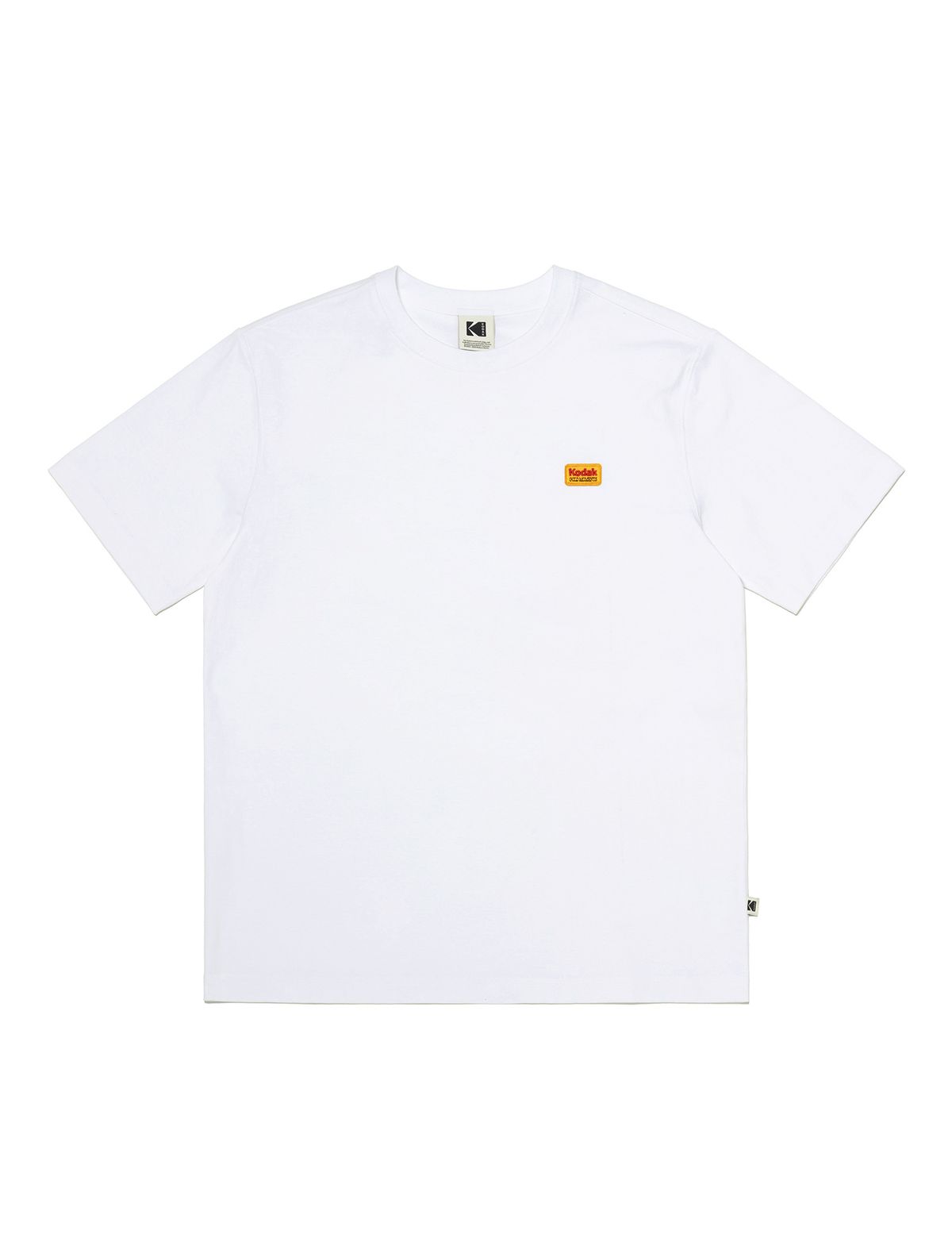 코닥(KODAK) 골드모먼트 코튼 그래픽 반팔 티셔츠 WHITE