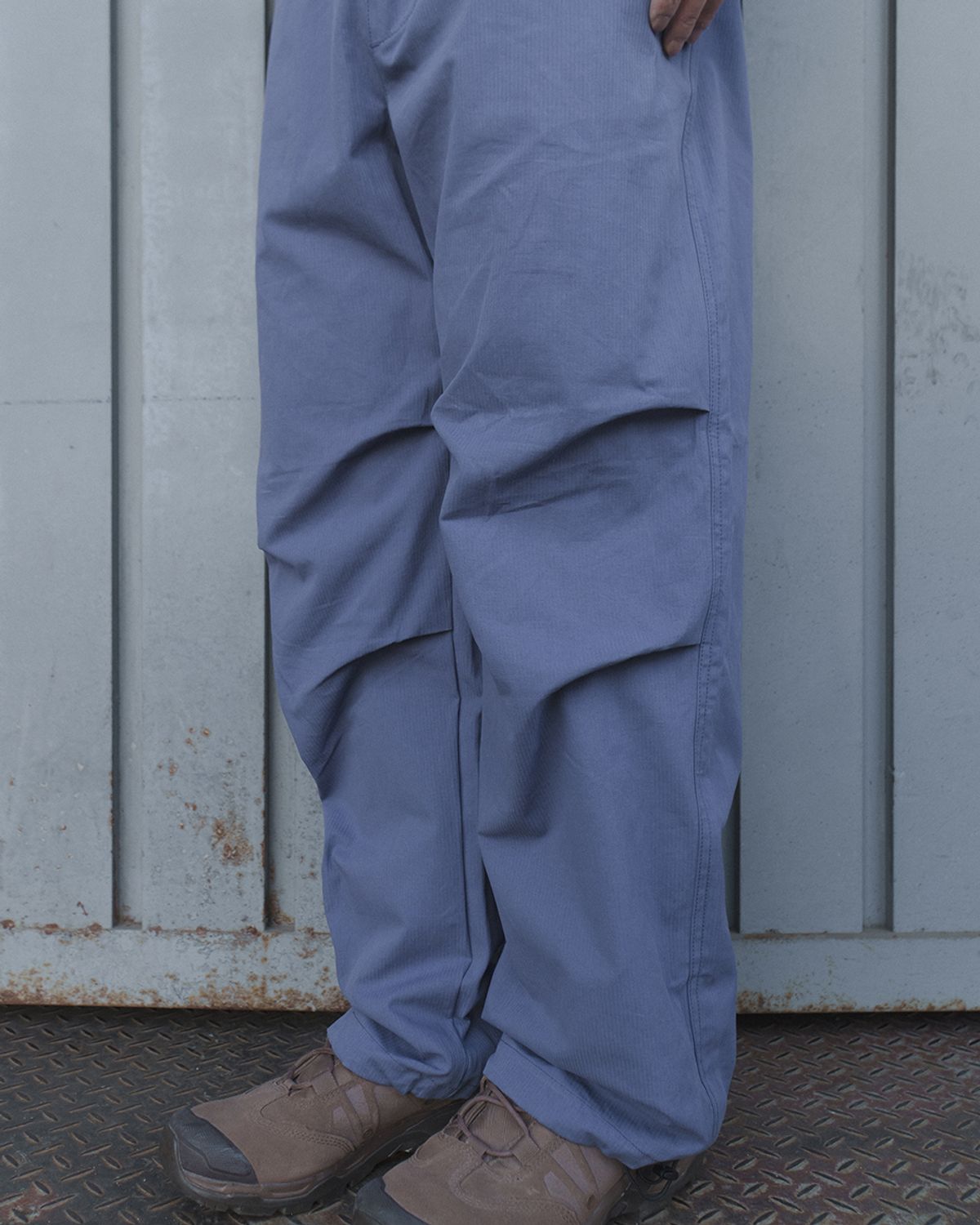 사일런트실러블(SILENTSYLLABLE) Parachute pants / Shadow Blue
