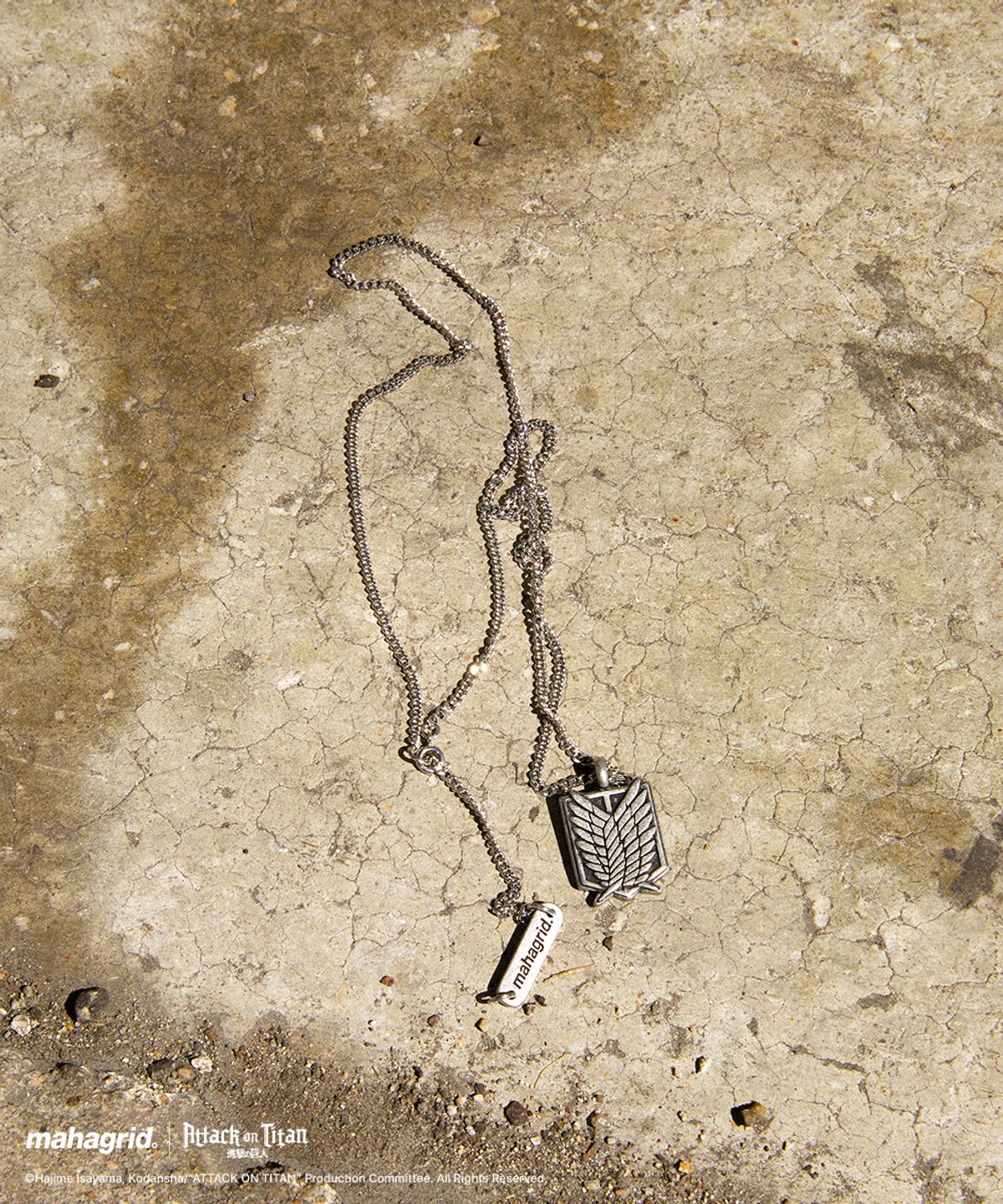 마하그리드(MAHAGRID) [진격의거인] AOT SURVEY CORPS NECKLACE SILVER(MG2GMMAB66T)