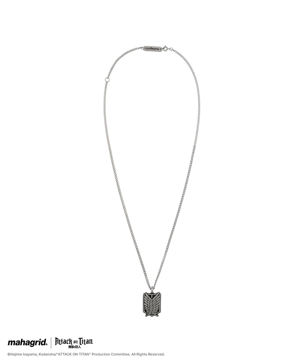 마하그리드(MAHAGRID) [진격의거인] AOT SURVEY CORPS NECKLACE SILVER(MG2GMMAB66T)
