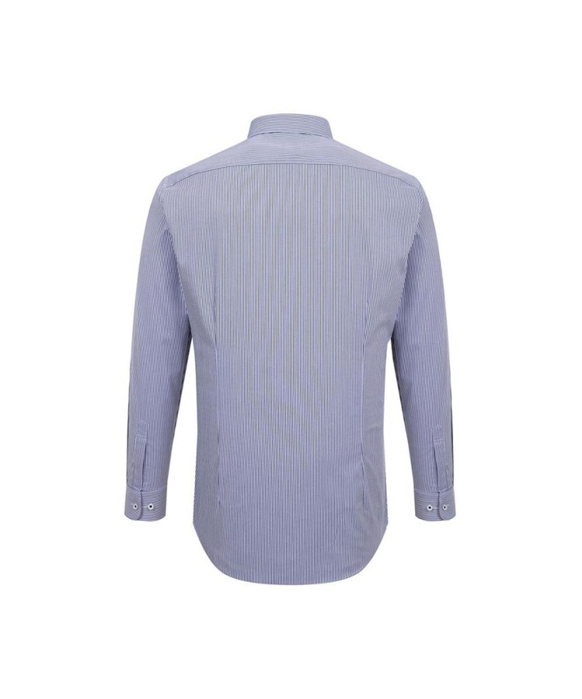 닥스셔츠(DAKS SHIRTS) 스트라이프 패턴 셔츠 슬림핏 네이비_DLP2SHDL320N1