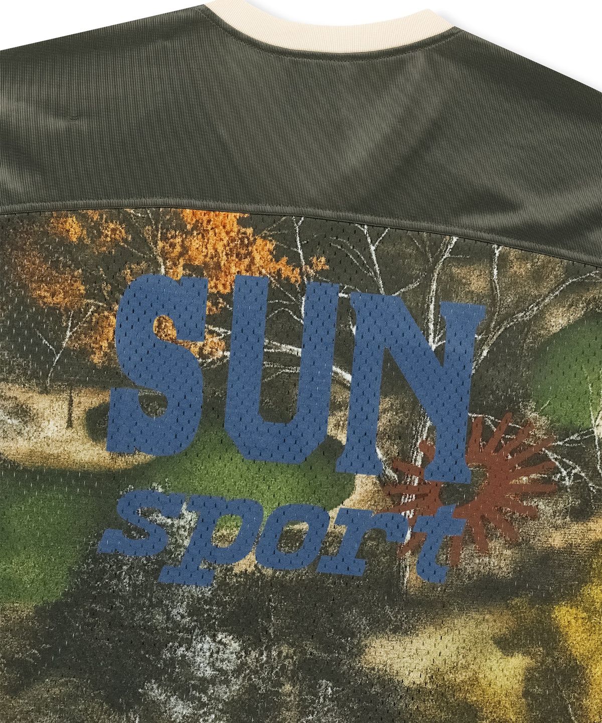썬러브투어(SUNLOVETOUR) Sun Sport Mesh Tee Olive