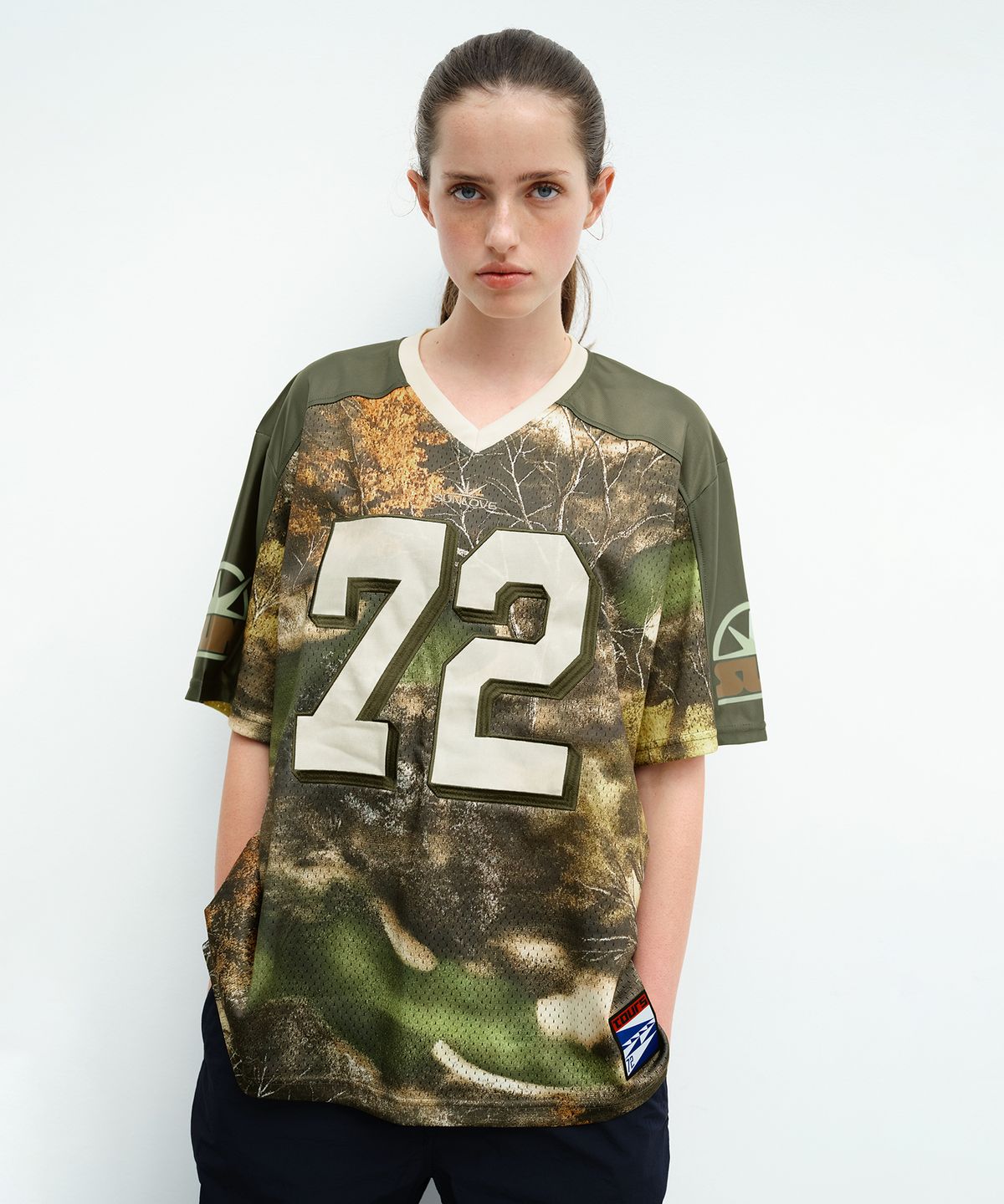 썬러브투어(SUNLOVETOUR) Sun Sport Mesh Tee Olive
