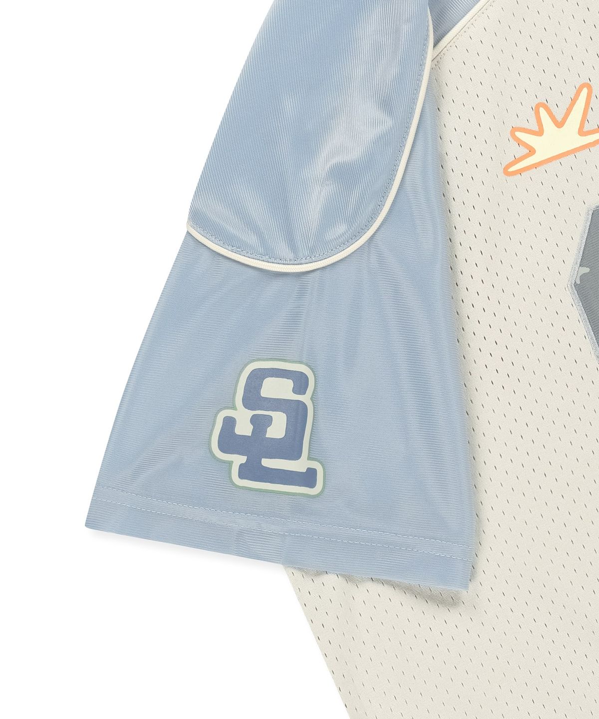 썬러브투어(SUNLOVETOUR) 23 Star Mesh Tee Beige