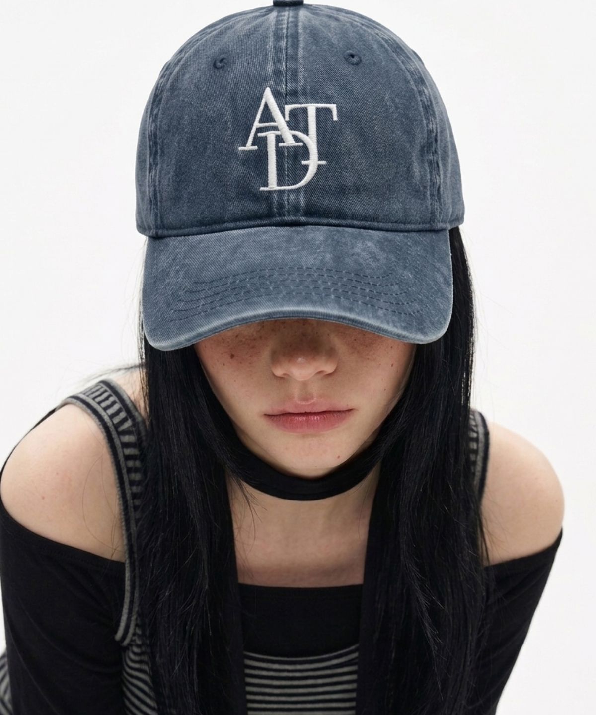 아토드(ATOD) 워시드 시그니쳐 로고 볼캡 2color