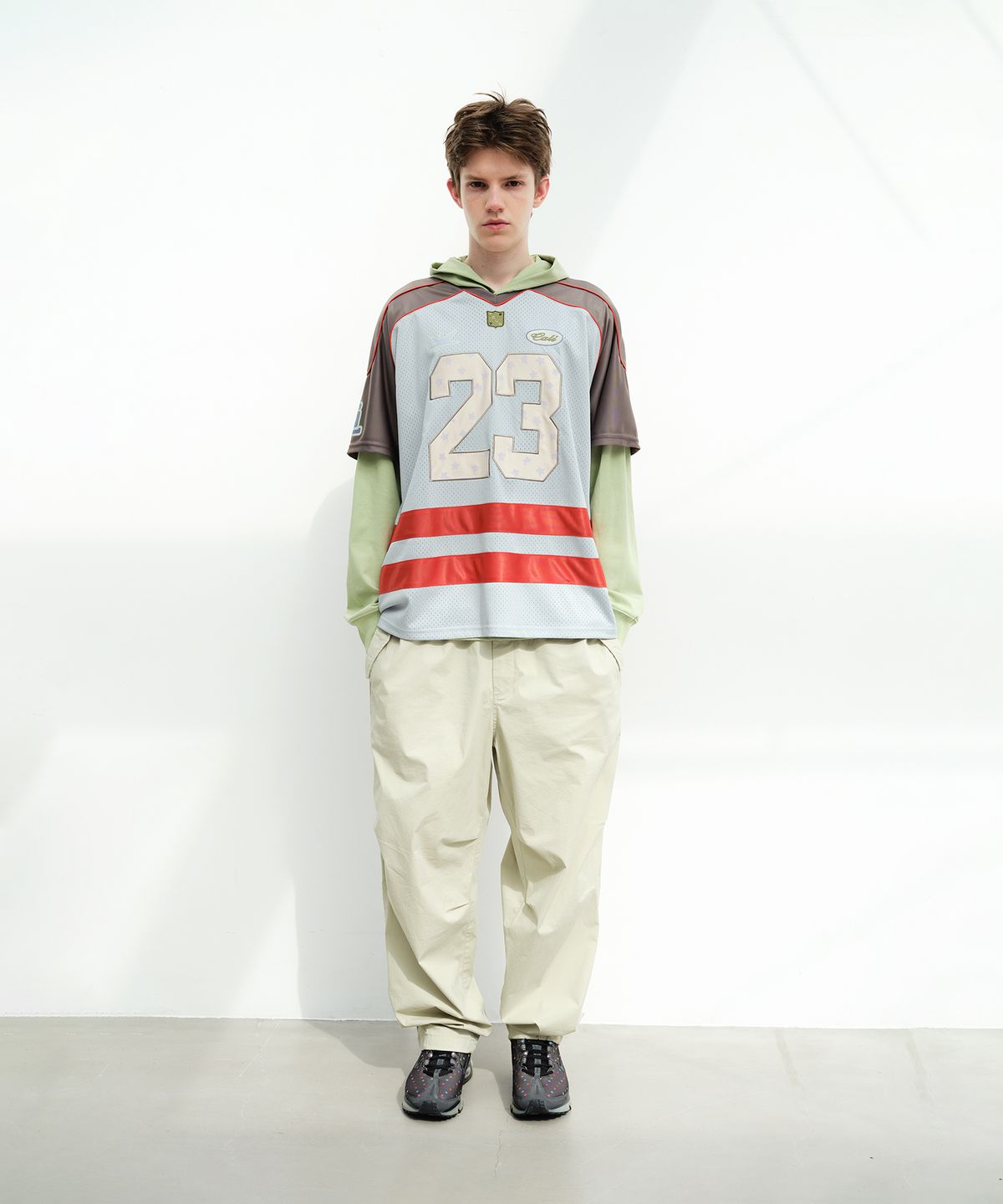 썬러브투어(SUNLOVETOUR) 23 Star Mesh Tee Blue